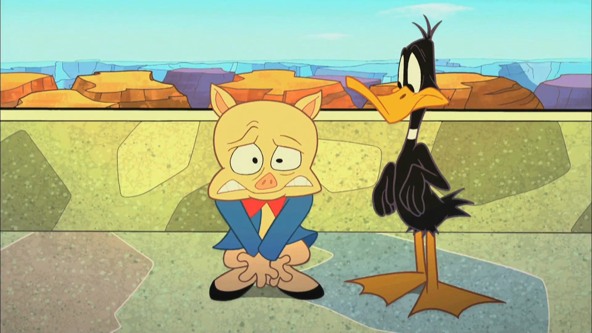 1080P, porky, tunes, daffy, looney, pig, HD Wallpaper