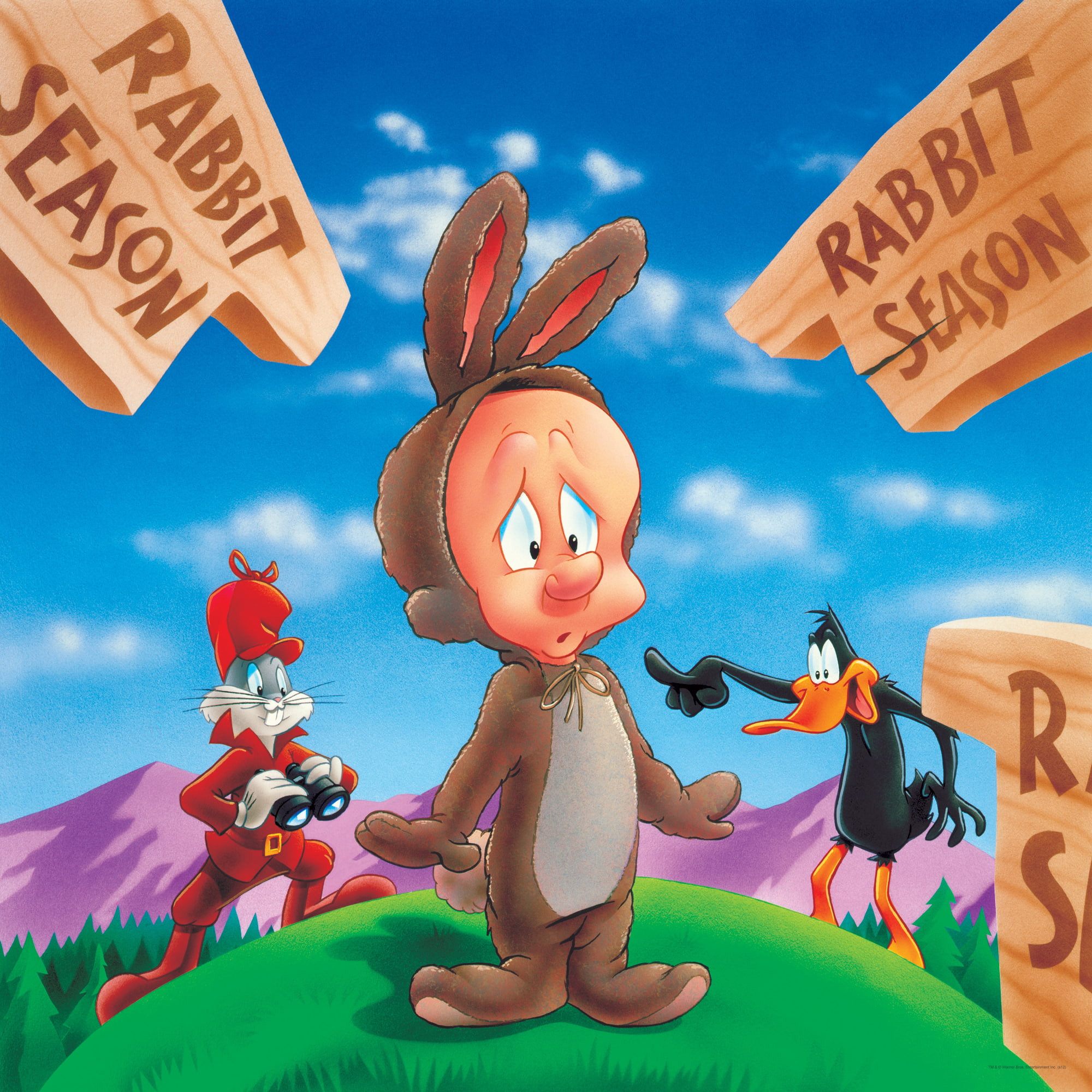 elmer, tunes, 1080P, fudd, looney, daffy, Phone HD Wallpaper
