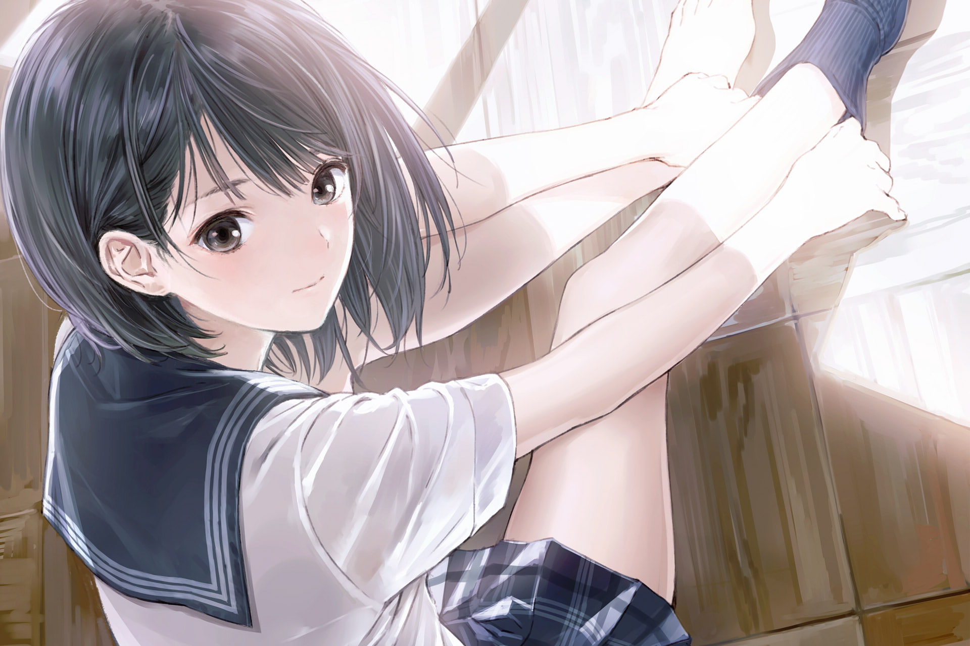 1080P, Shirai Hinako, Video Game, Blue Reflection - Maboroshi ni Mau Shoujo no Ken, HD Wallpaper