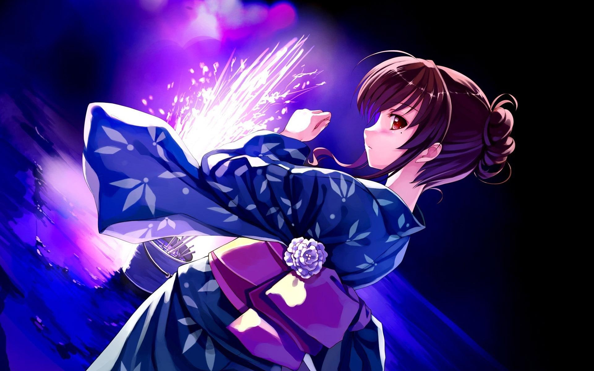 female, 1920x1200, trouble, wedding, 1080P, character, happy, happy trouble wedding, anime, HD Wallpaper