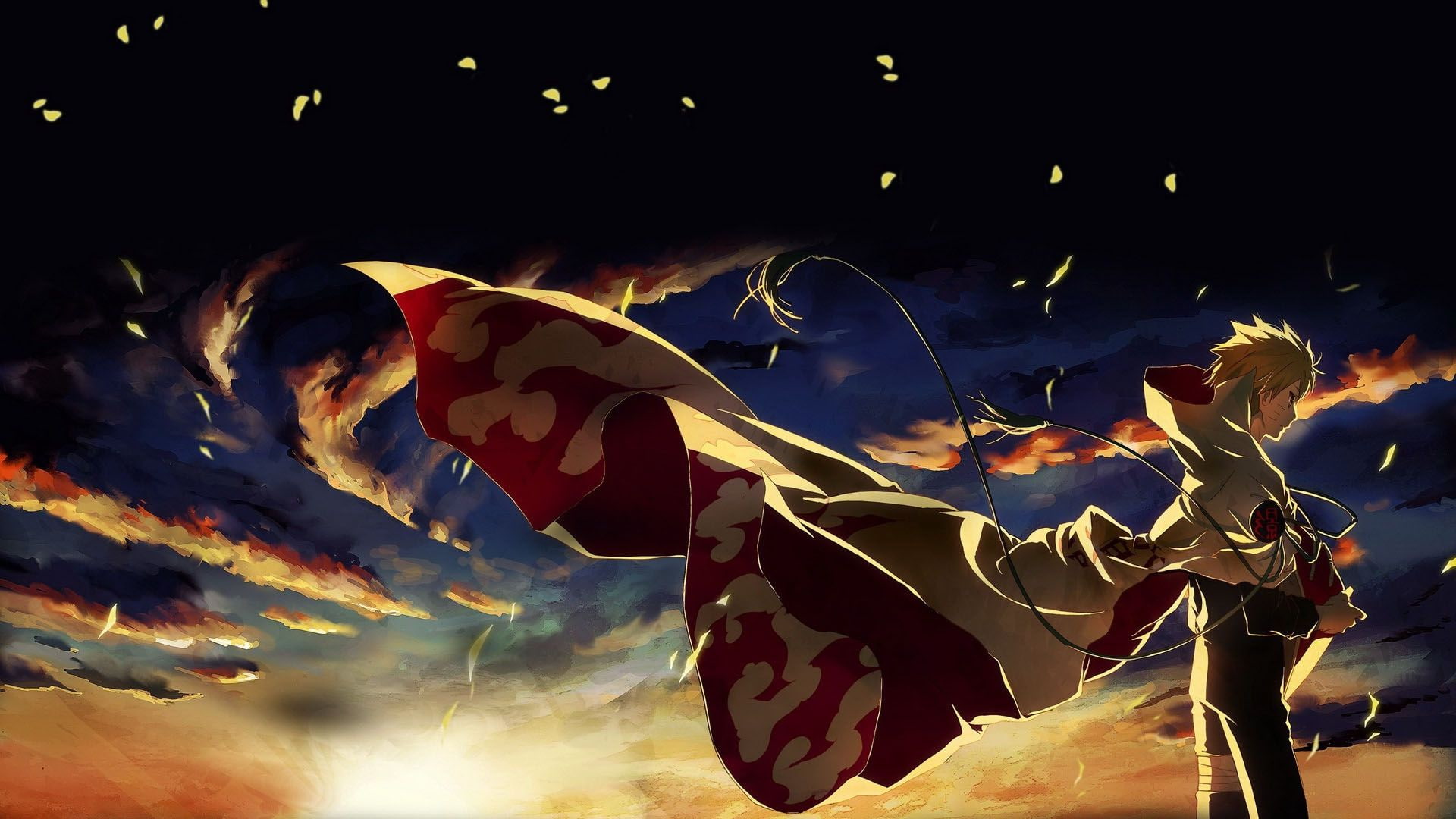 black, art, 1080P, graphic, design, silhouette, modern, anime, HD Wallpaper