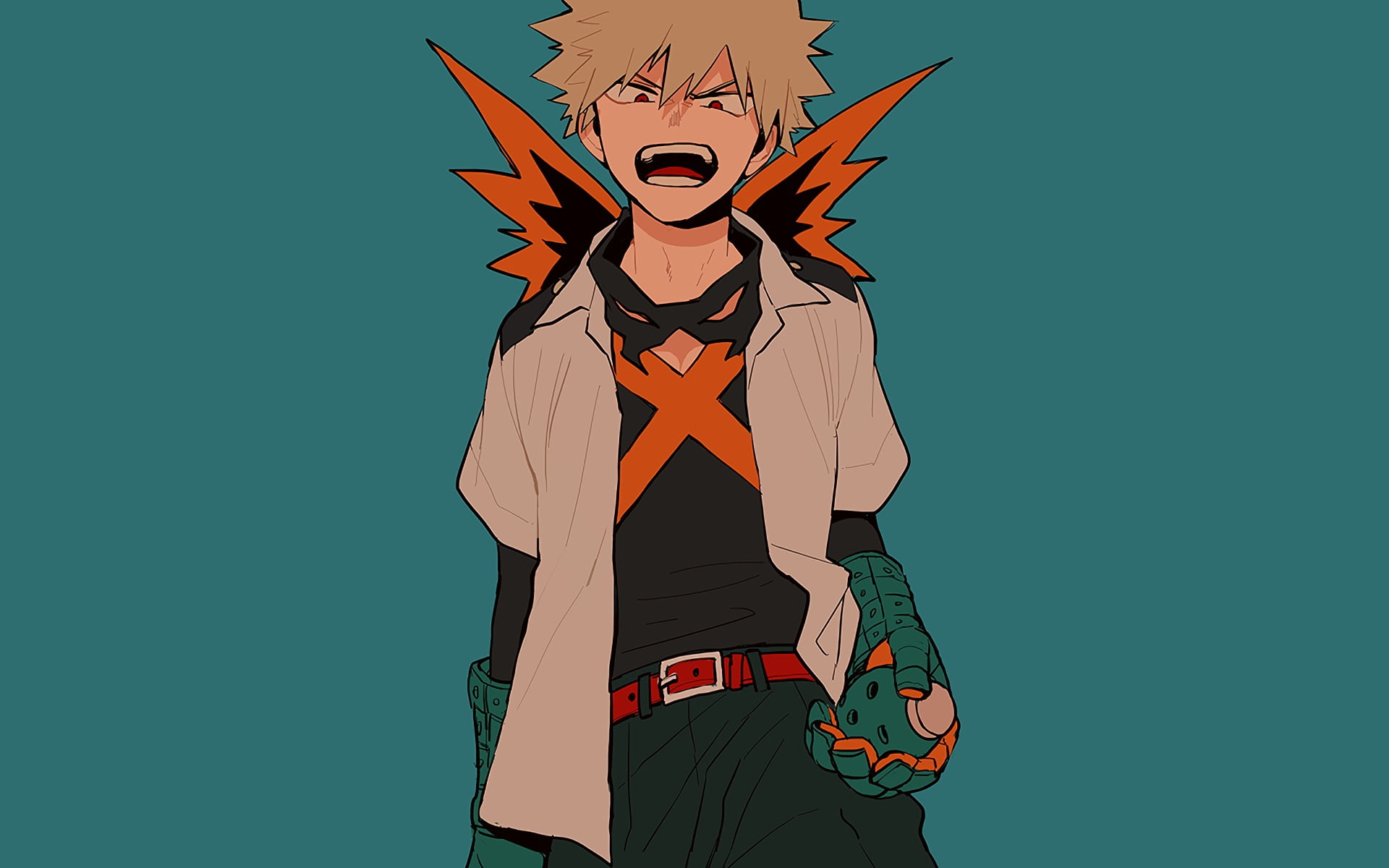1080P, Katsuki Bakugou, Anime, My Hero Academia, HD Wallpaper