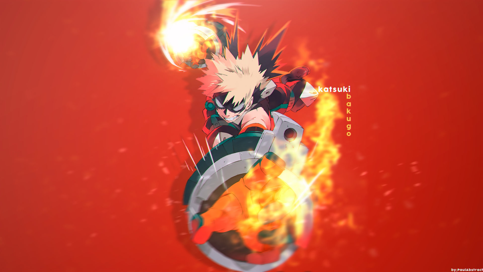My Hero Academia, 1080P, Anime, Boku no Hero Academia, Katsuki Bakugou, HD Wallpaper