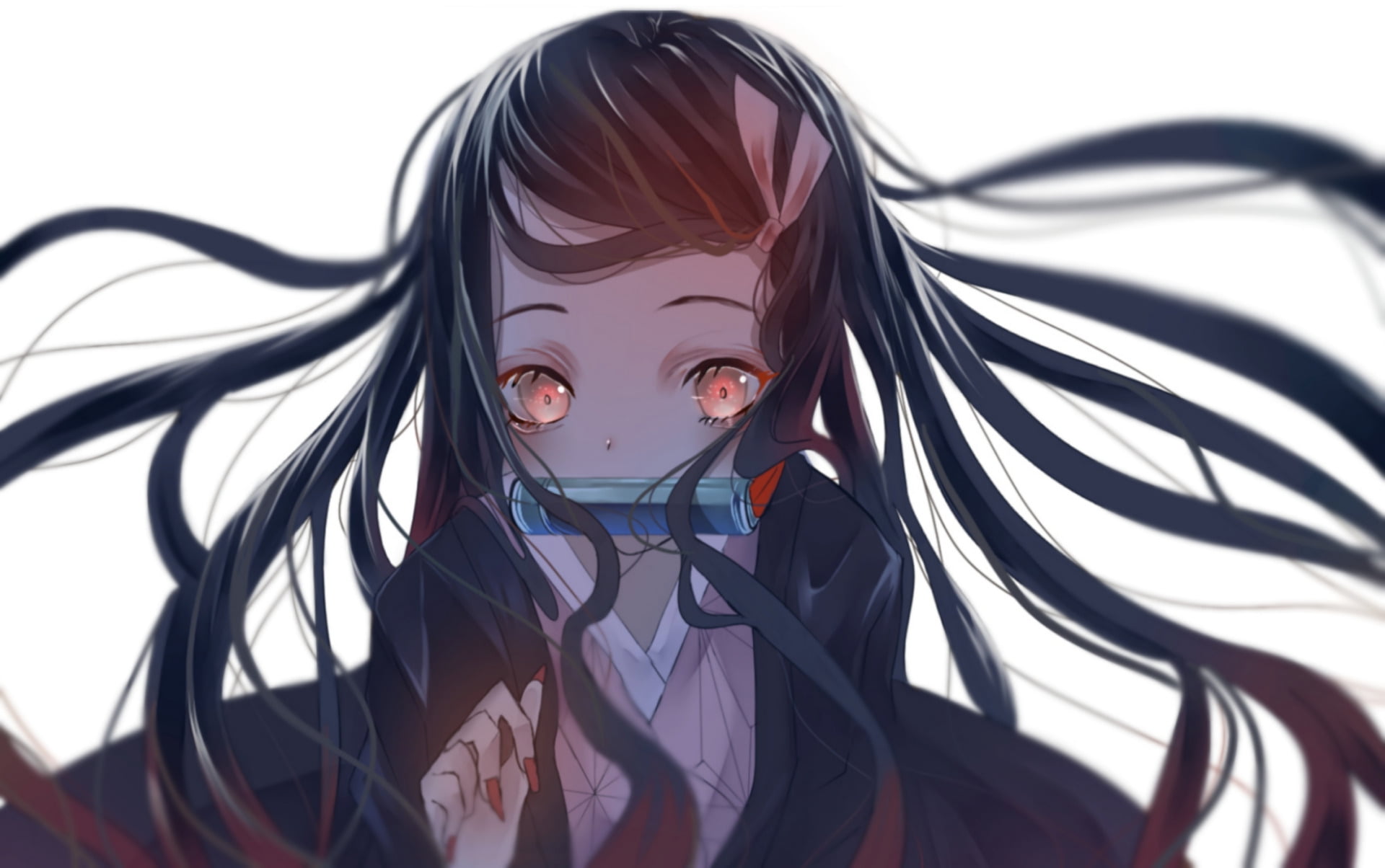 Demon Slayer: Kimetsu no Yaiba, Nezuko Kamado, 1080P, Anime, HD Wallpaper