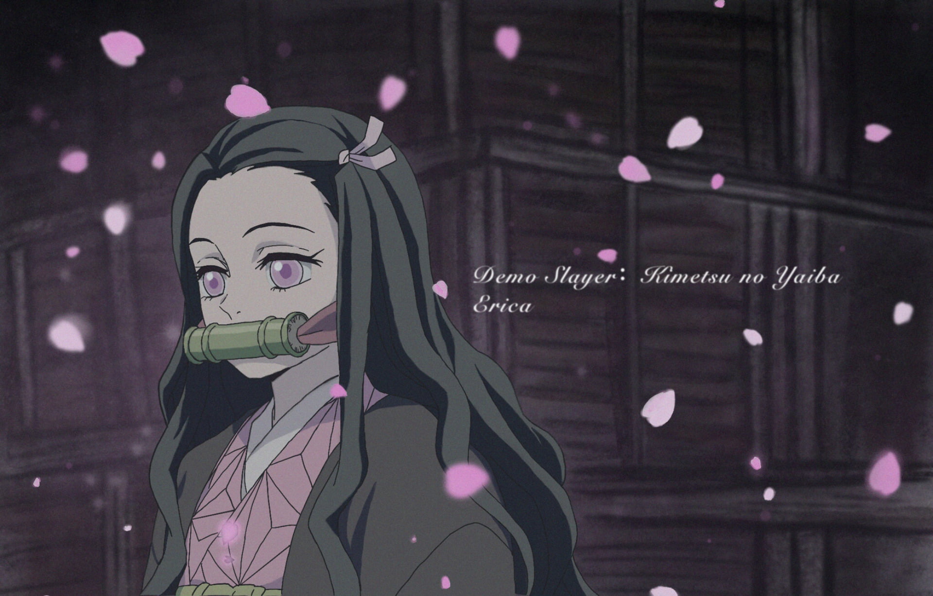 Demon Slayer: Kimetsu no Yaiba, Sword, Nezuko Kamado, Anime, 1080P, HD Wallpaper