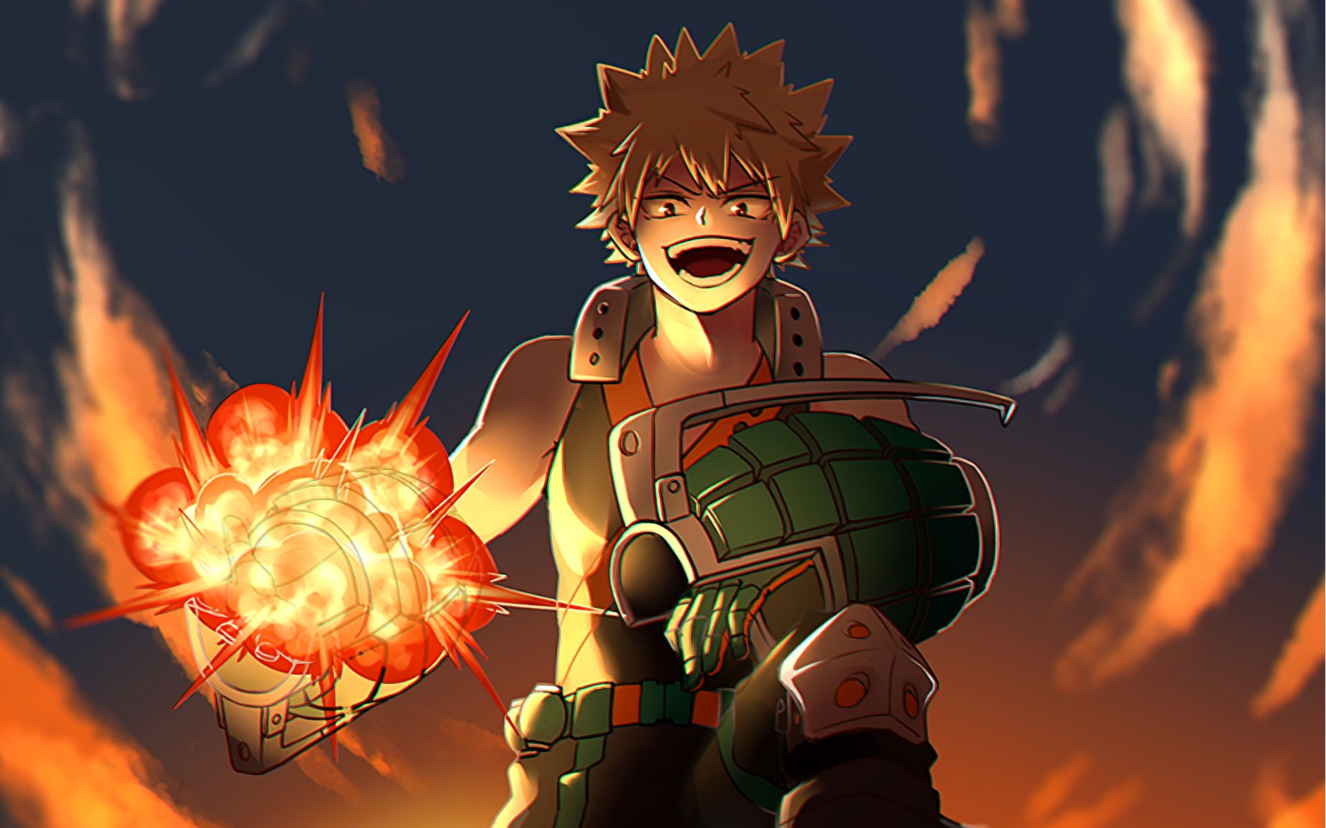 Anime, 1080P, My Hero Academia, Katsuki Bakugou, HD Wallpaper