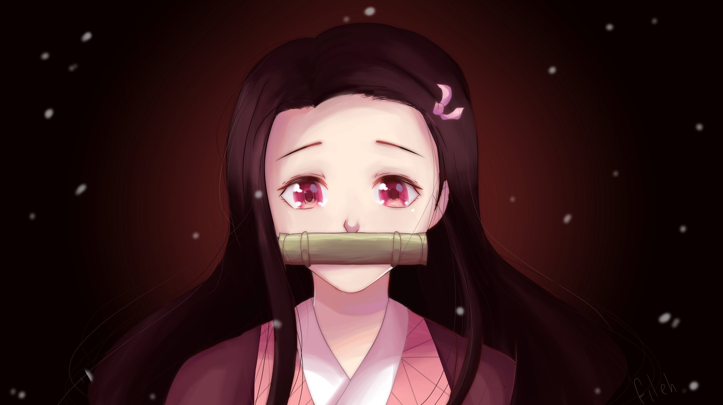 Nezuko Kamado, Anime, Demon Slayer: Kimetsu no Yaiba, 1080P, HD Wallpaper