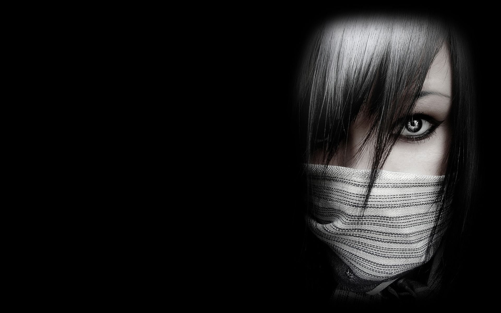 arts, 1080P, silence., gag, face, HD Wallpaper