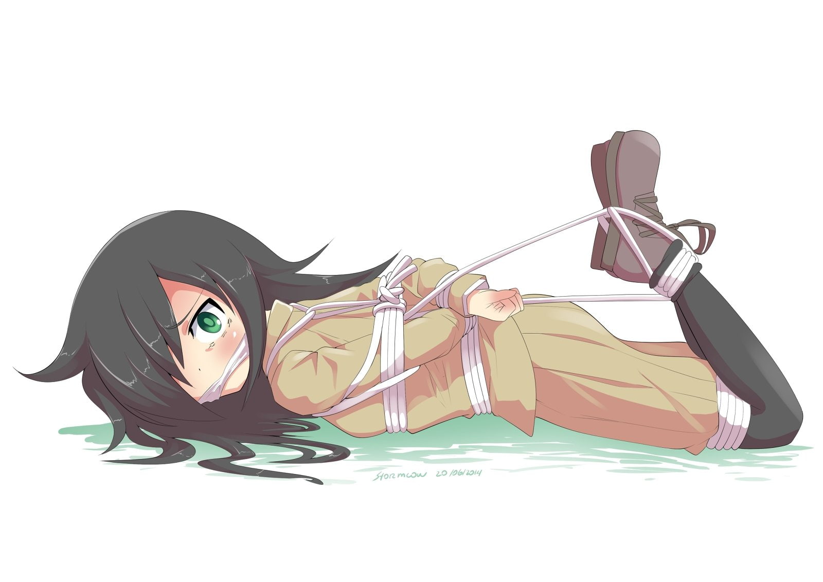 motenai, warui, watashi, stormcow, omaera, tomoko, bondage, dou, gag, kangaetemo, kuroki, 720P, HD Wallpaper