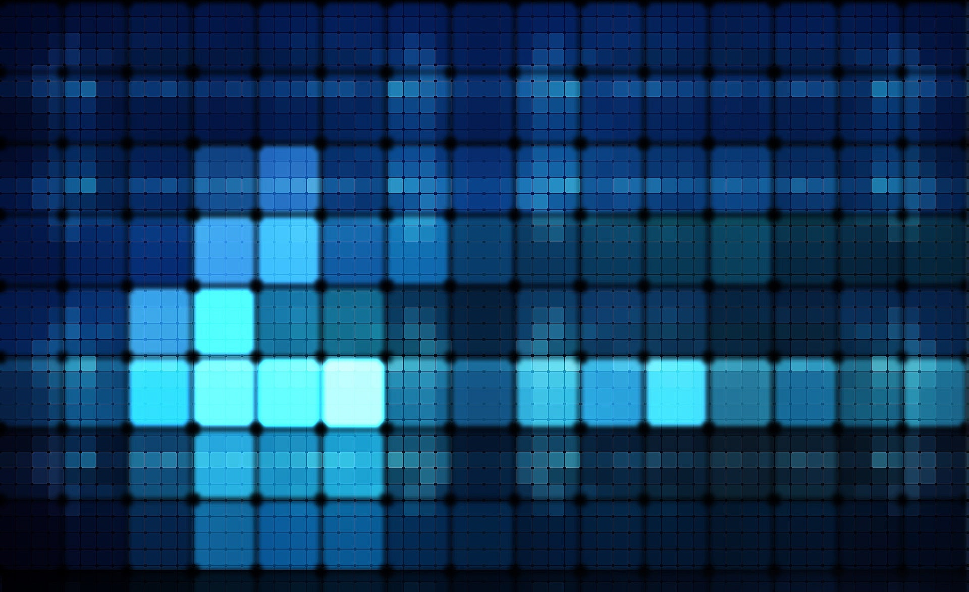 shape, wave, checked pattern, screen, multi colored, Artistic, industry, sound, square shape, art and craft, Arrow, 1080P, Blue, technology, Abstract, HD Wallpaper