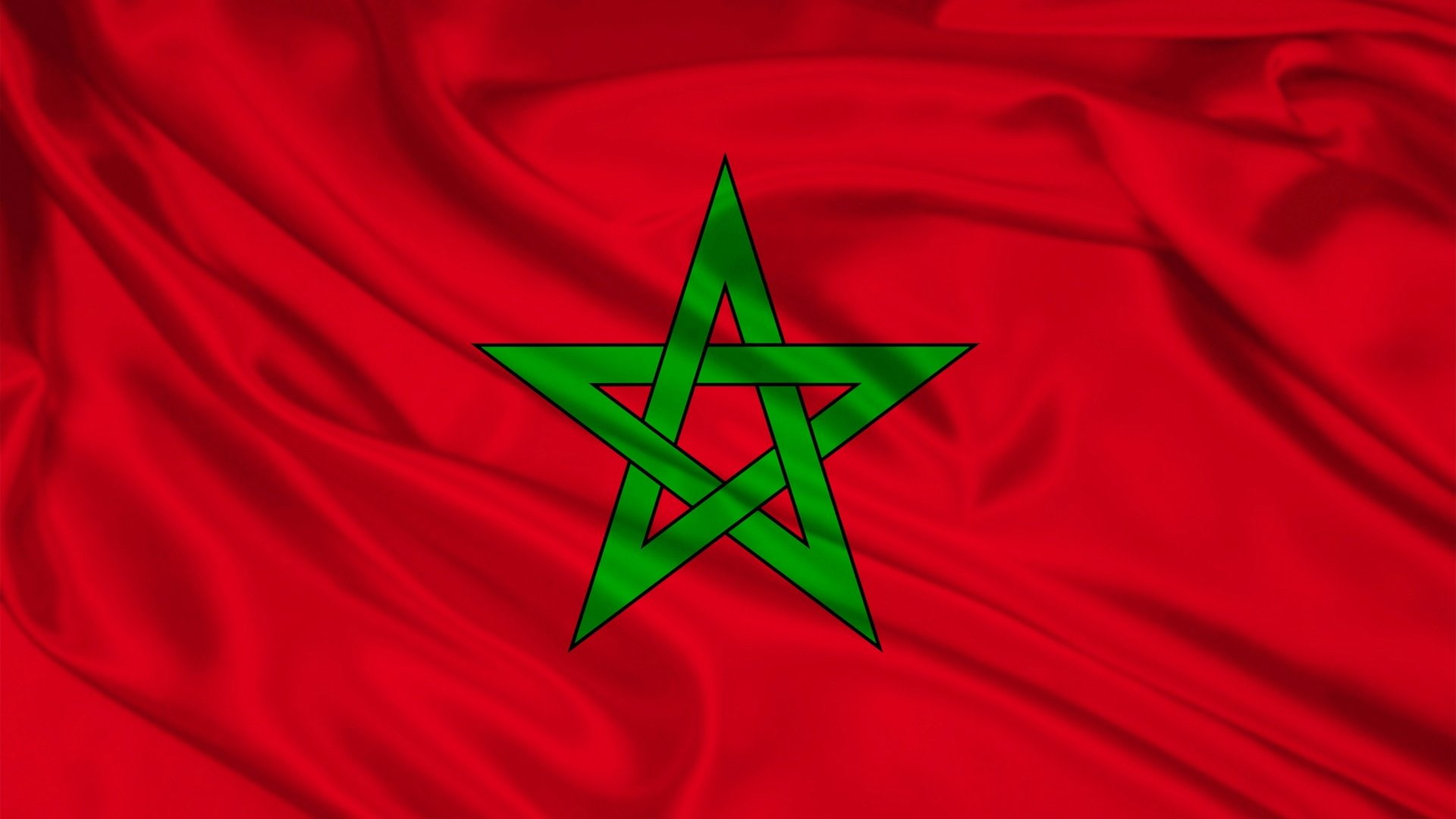 1080P, norte, africa, marruecos, bandera, HD Wallpaper