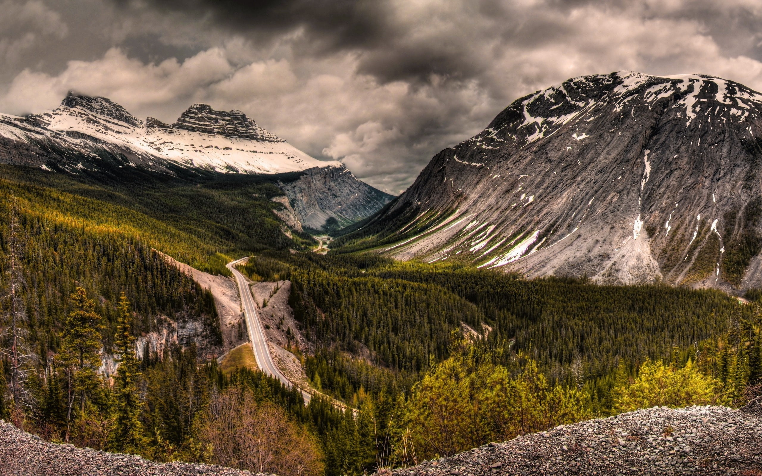 2K, norte, rocosas, america, HD Wallpaper