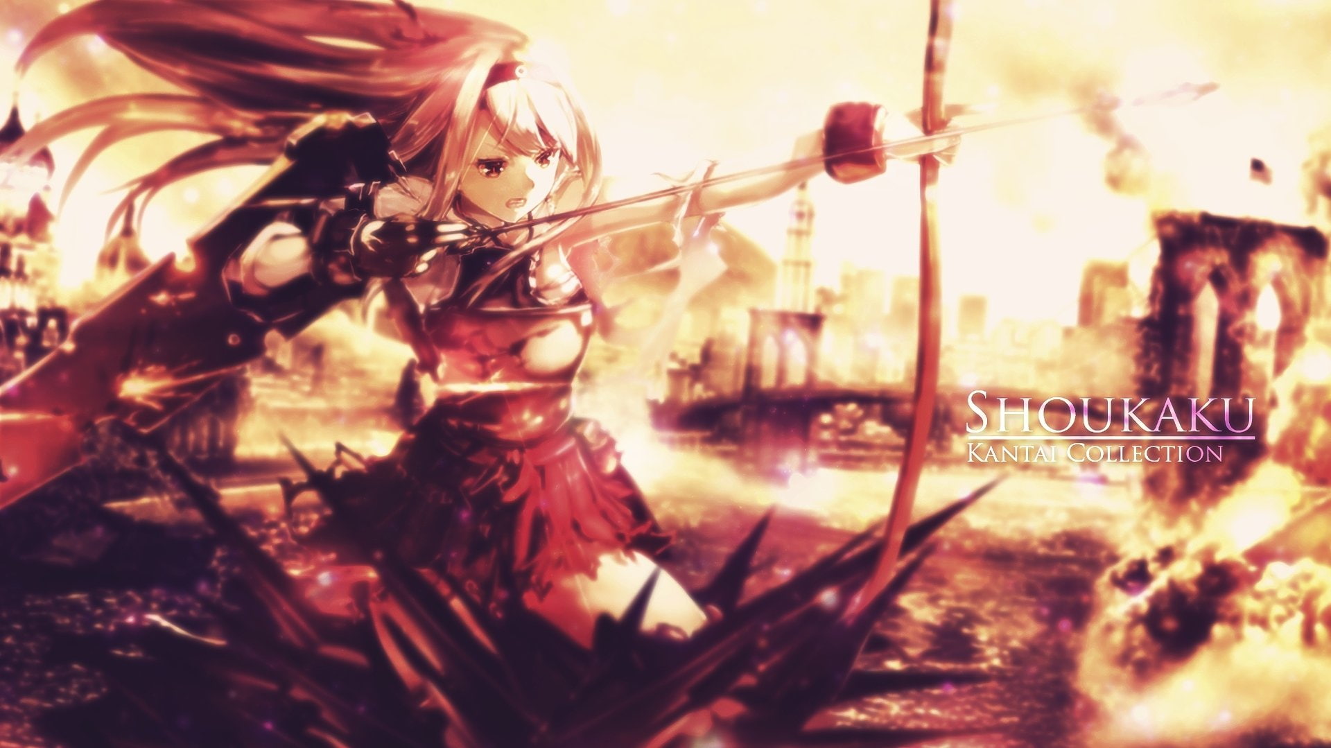 Shoukaku (Kancolle), Anime, Kantai Collection, 1080P, HD Wallpaper