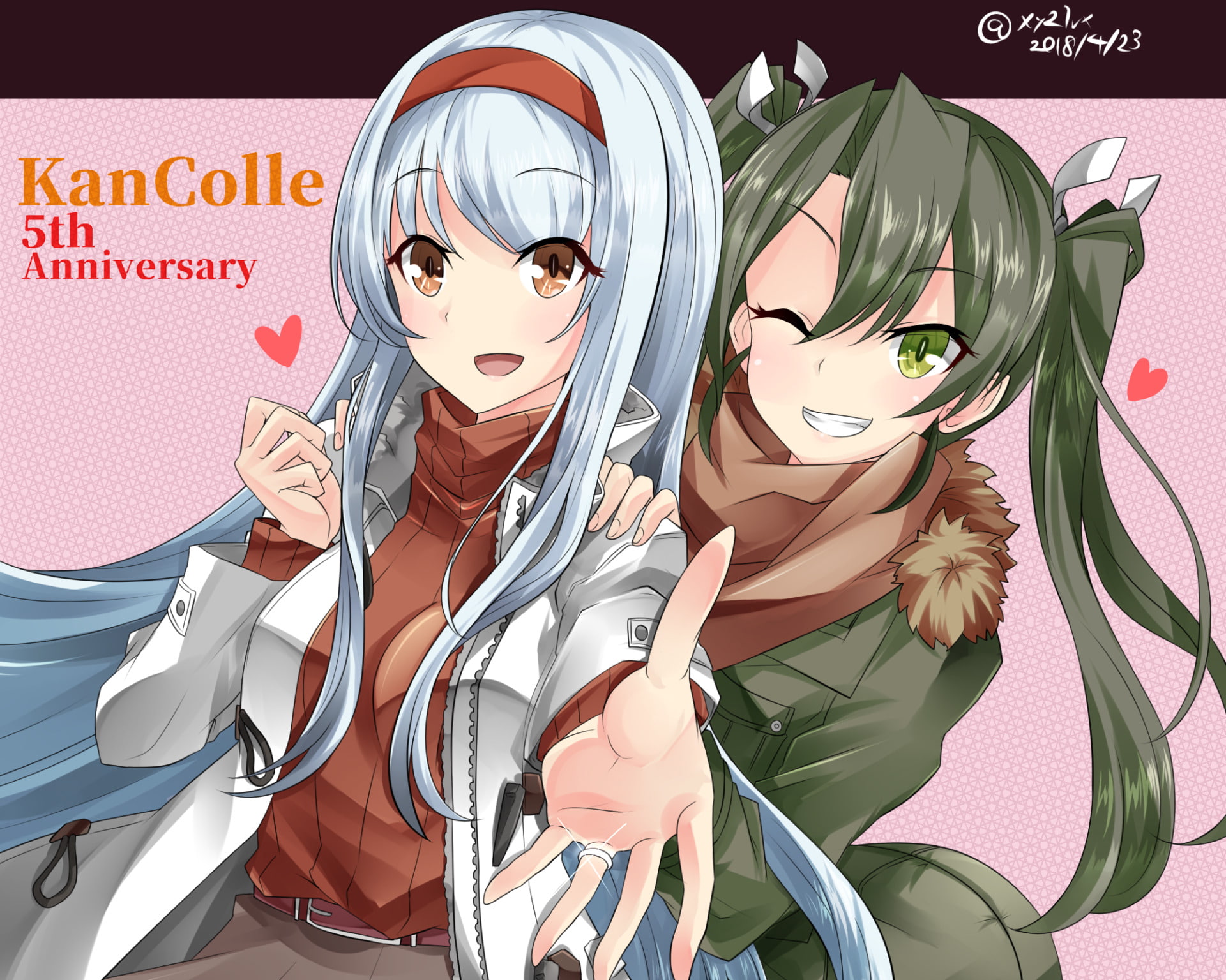 Shoukaku (Kancolle), Zuikaku (Kancolle), 1080P, Anime, Kantai Collection, HD Wallpaper