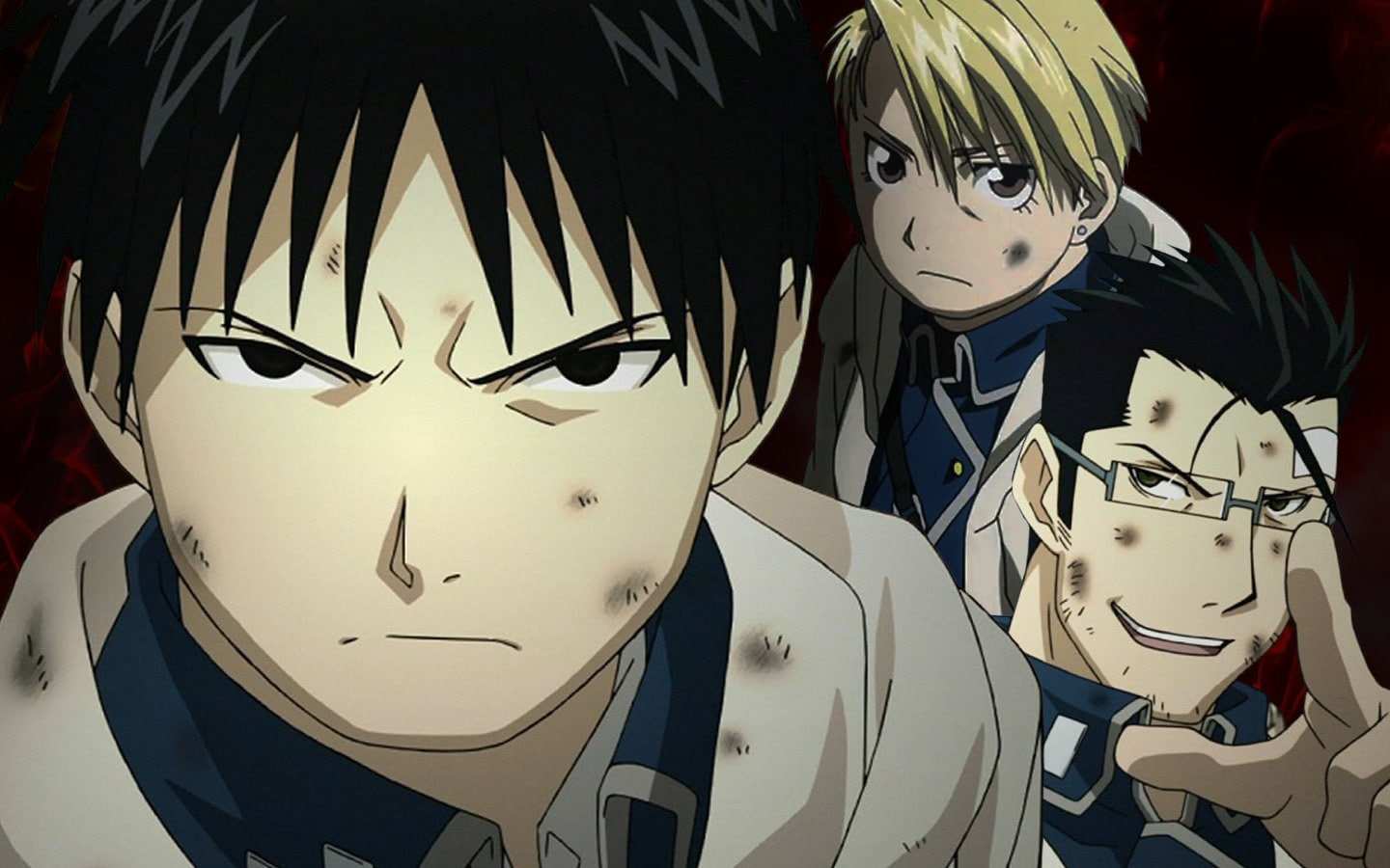 Maes Hughes, 720P, FullMetal Alchemist, Riza Hawkeye, Roy Mustang, HD Wallpaper