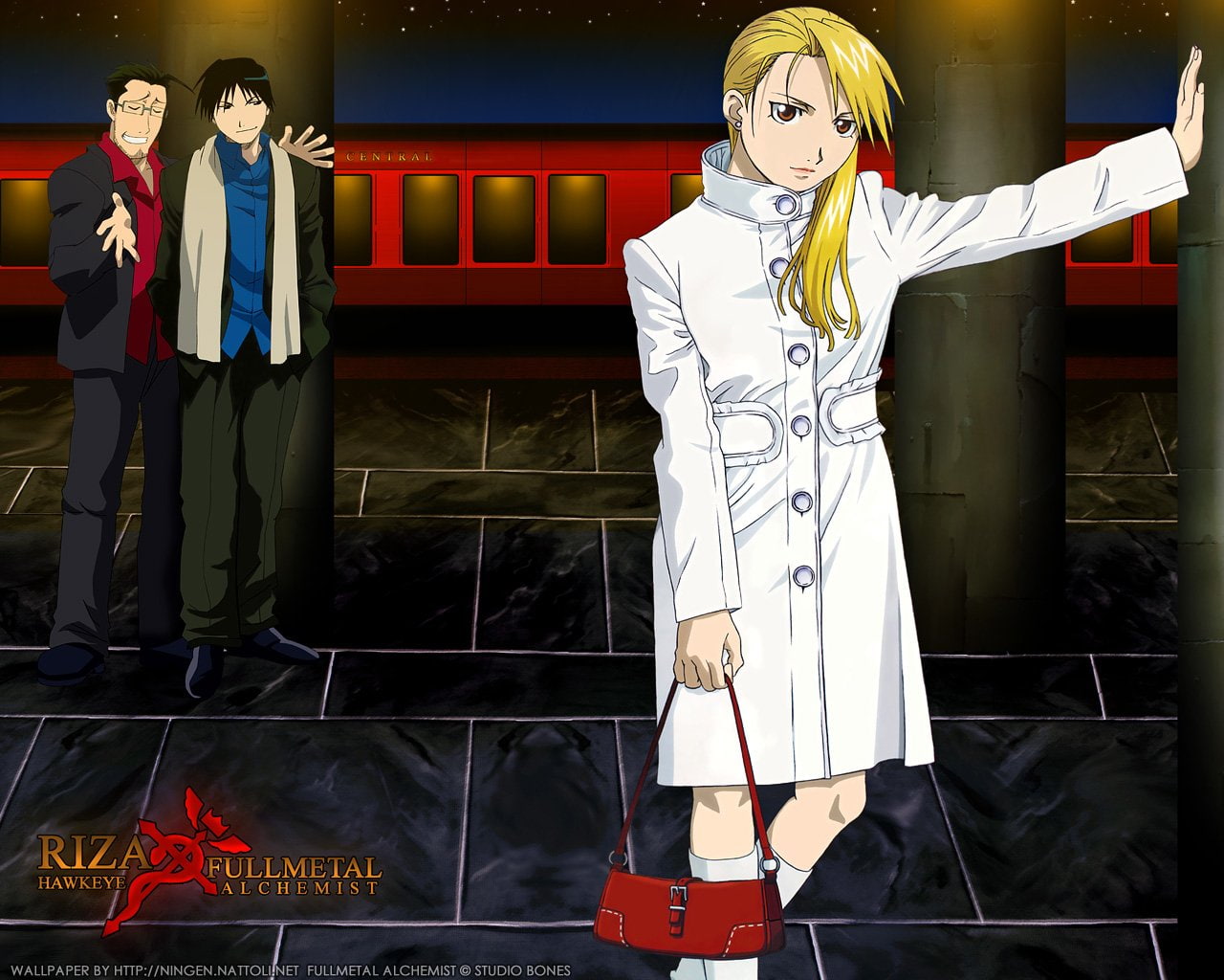 FullMetal Alchemist, Roy Mustang, Riza Hawkeye, Maes Hughes, 720P, HD Wallpaper