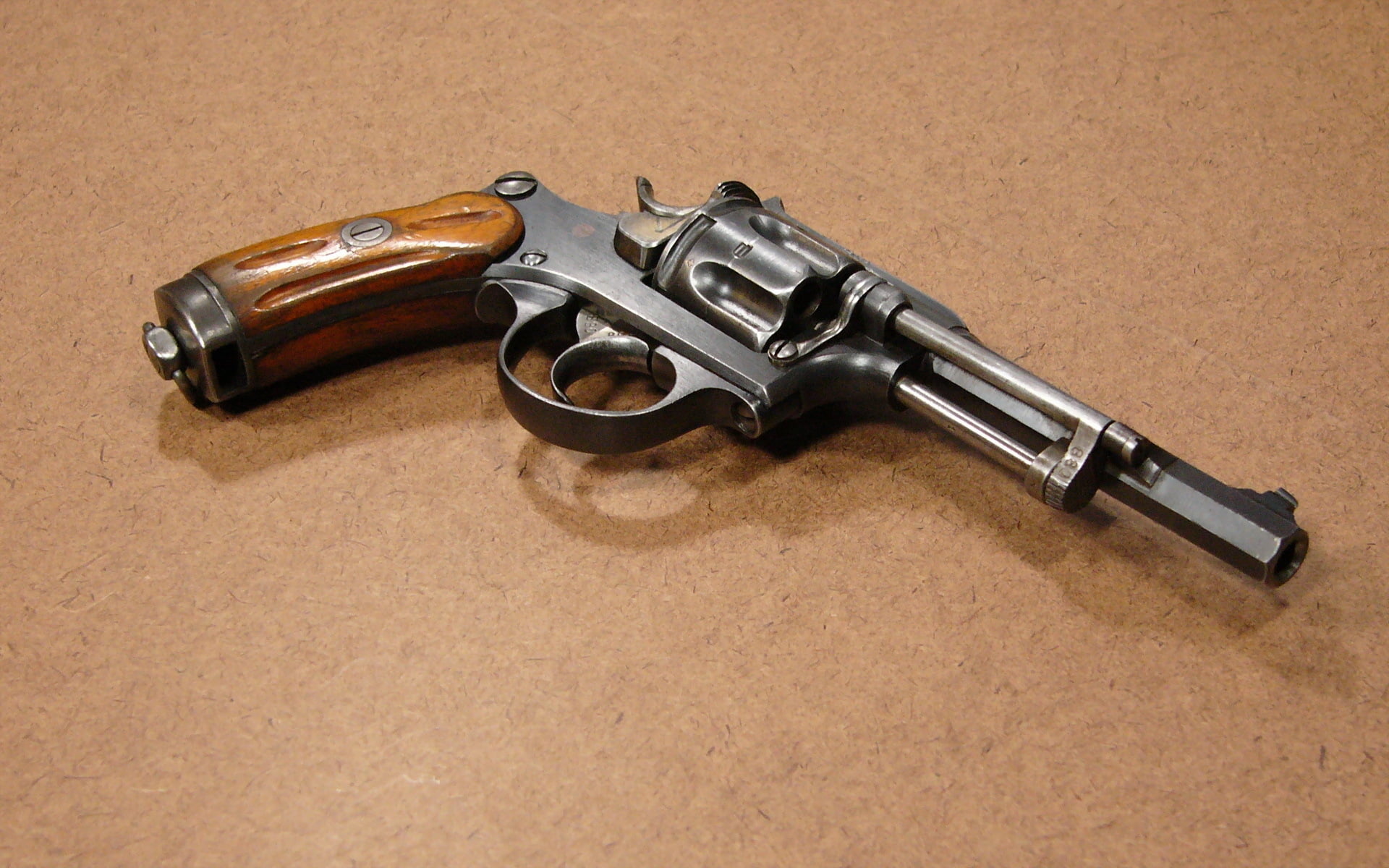 1080P, revolver, Swiss Ordnance M1882, weapons, HD Wallpaper