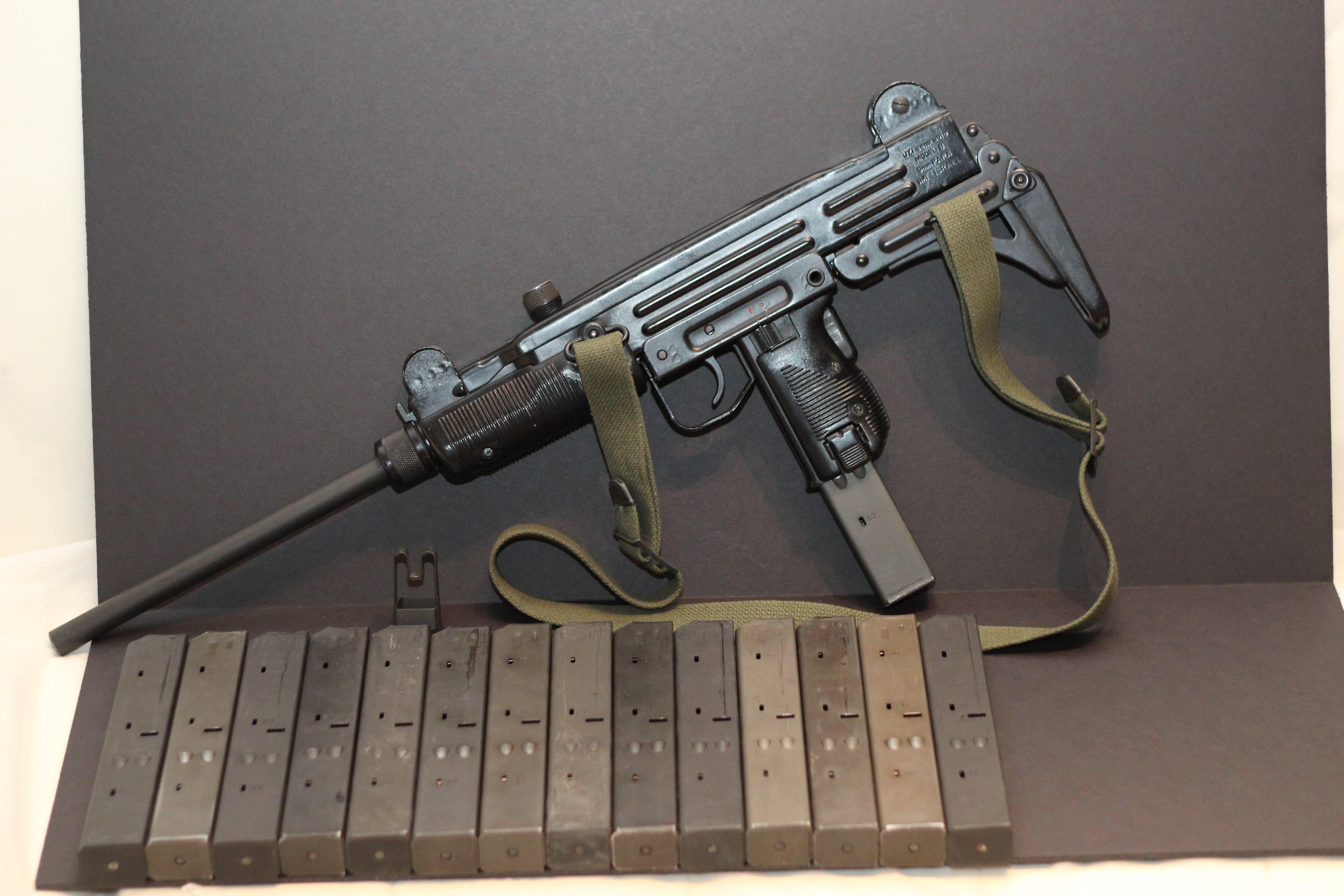 military, gun, machine, pistol, uzi, weapon, assault, 5K, police, HD Wallpaper
