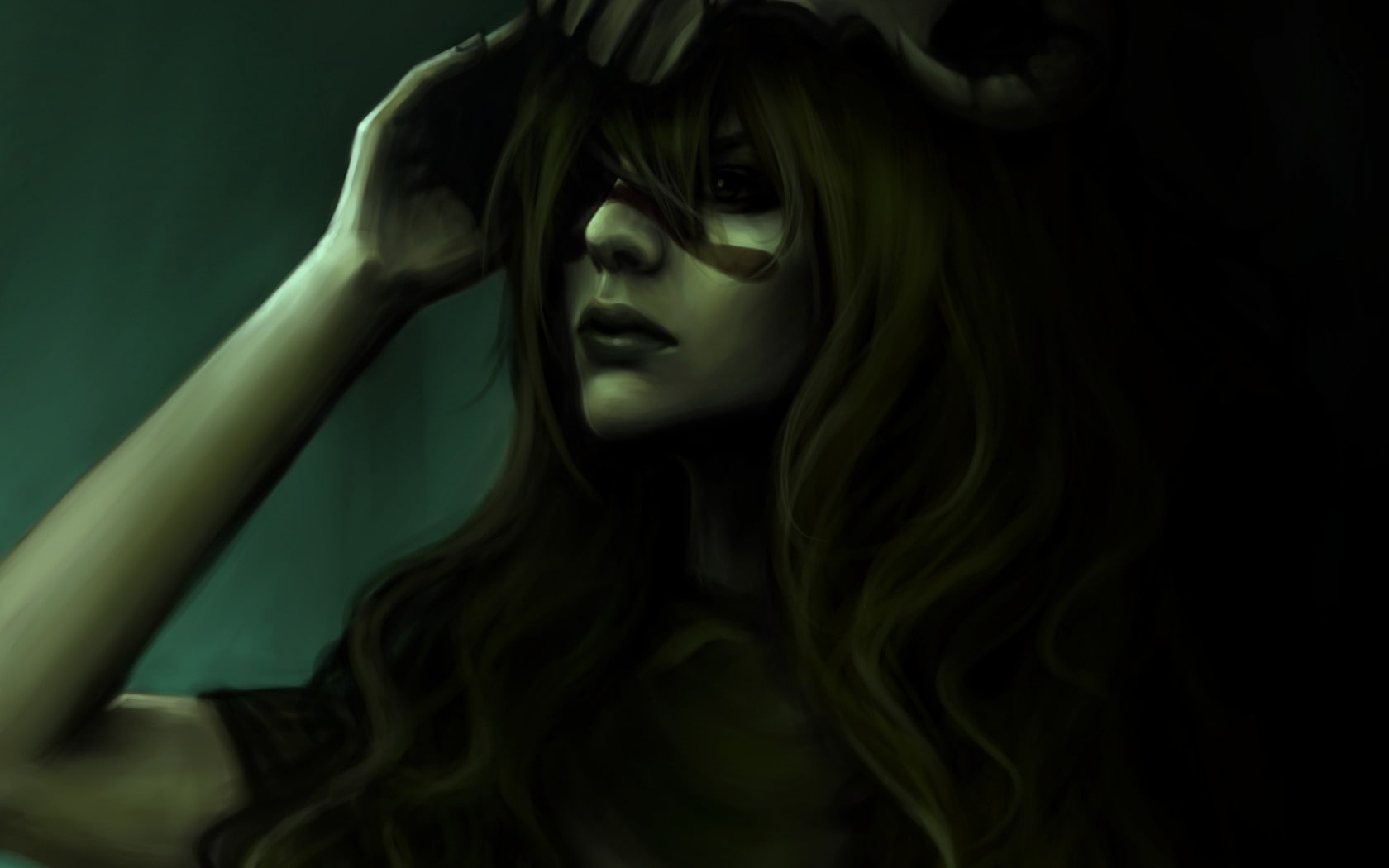Espada, Bleach, 720P, Nelliel Tu Odelschwanck, artwork, green hair, HD Wallpaper