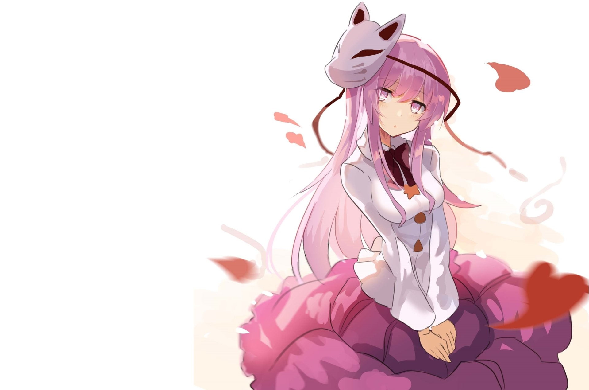 Hata no Kokoro, Anime, 1080P, Touhou, HD Wallpaper