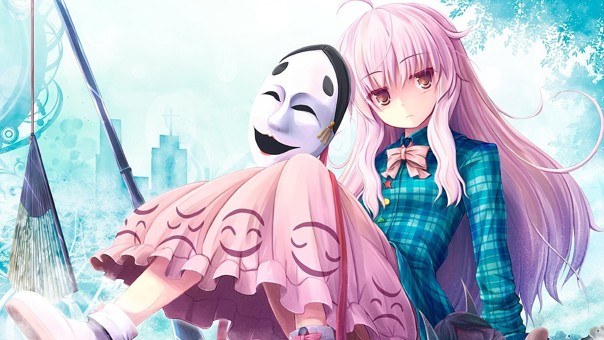Touhou, Hata no Kokoro, Anime, 1080P, HD Wallpaper