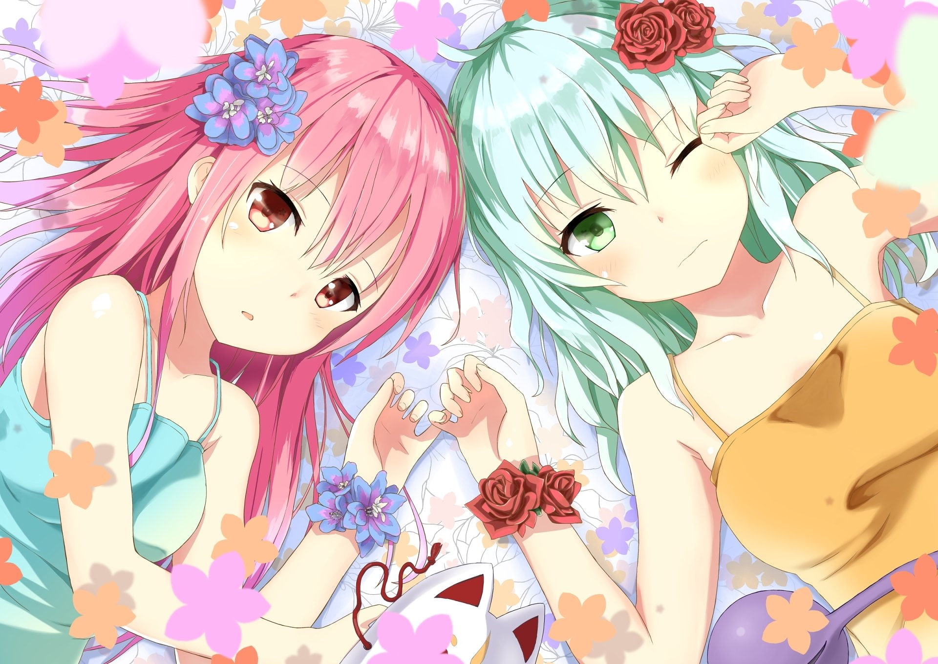 Hata no Kokoro, Touhou, Koishi Komeiji, 1080P, Anime, HD Wallpaper