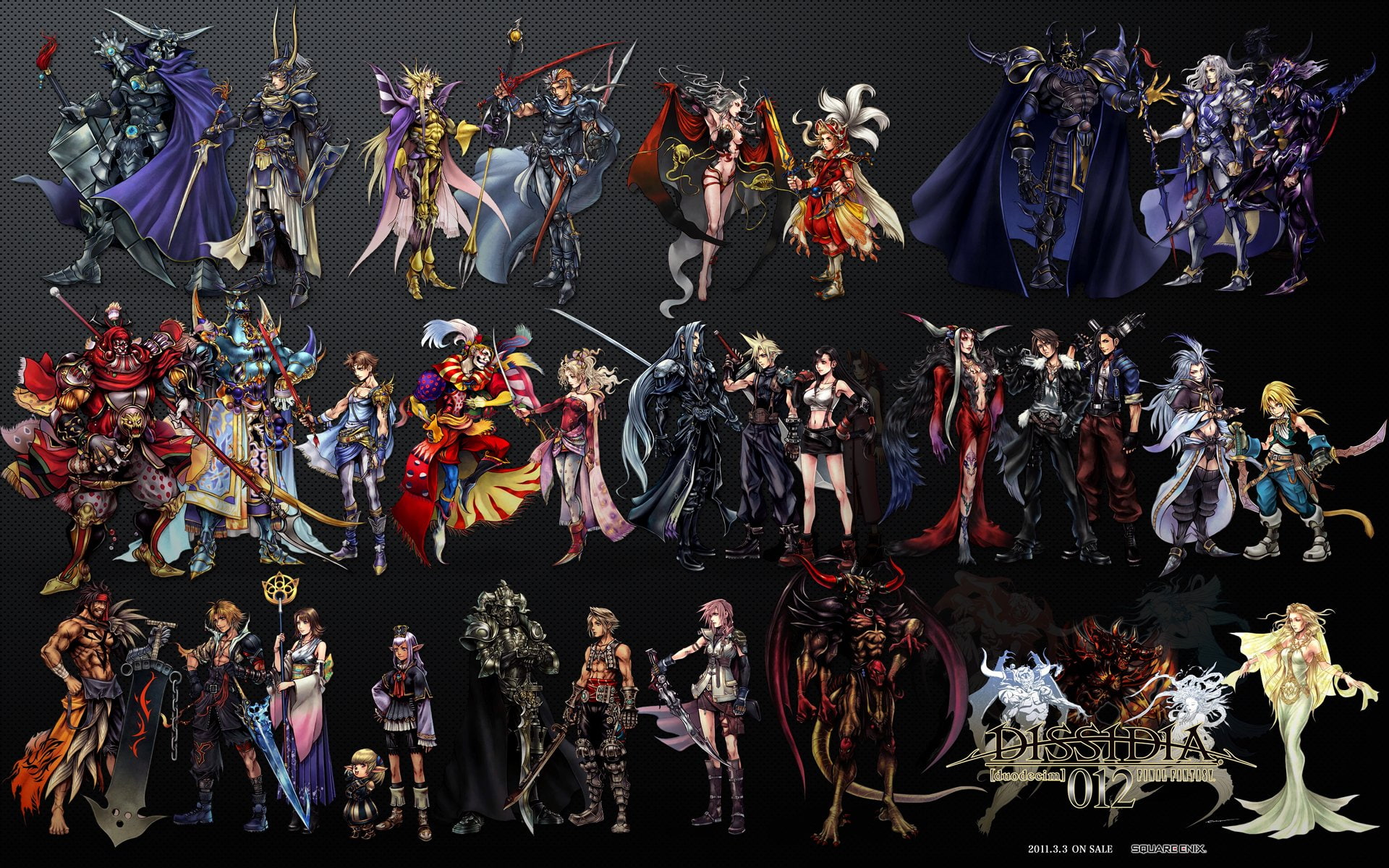 1080P, action, adventure, fantasy, final, combat, fighting, dissidia, HD Wallpaper