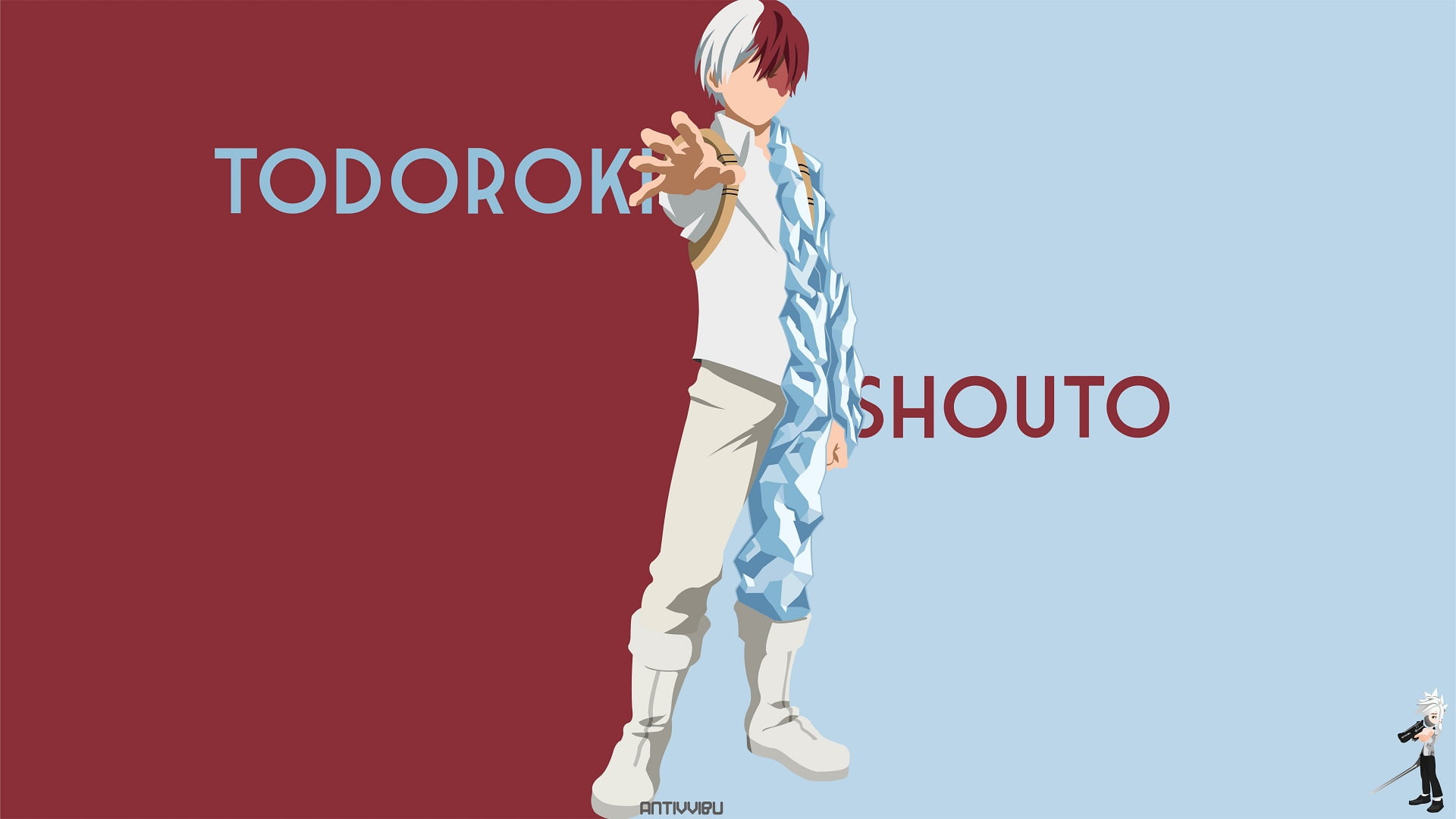 Shoto Todoroki, My Hero Academia, Anime, 1080P, HD Wallpaper