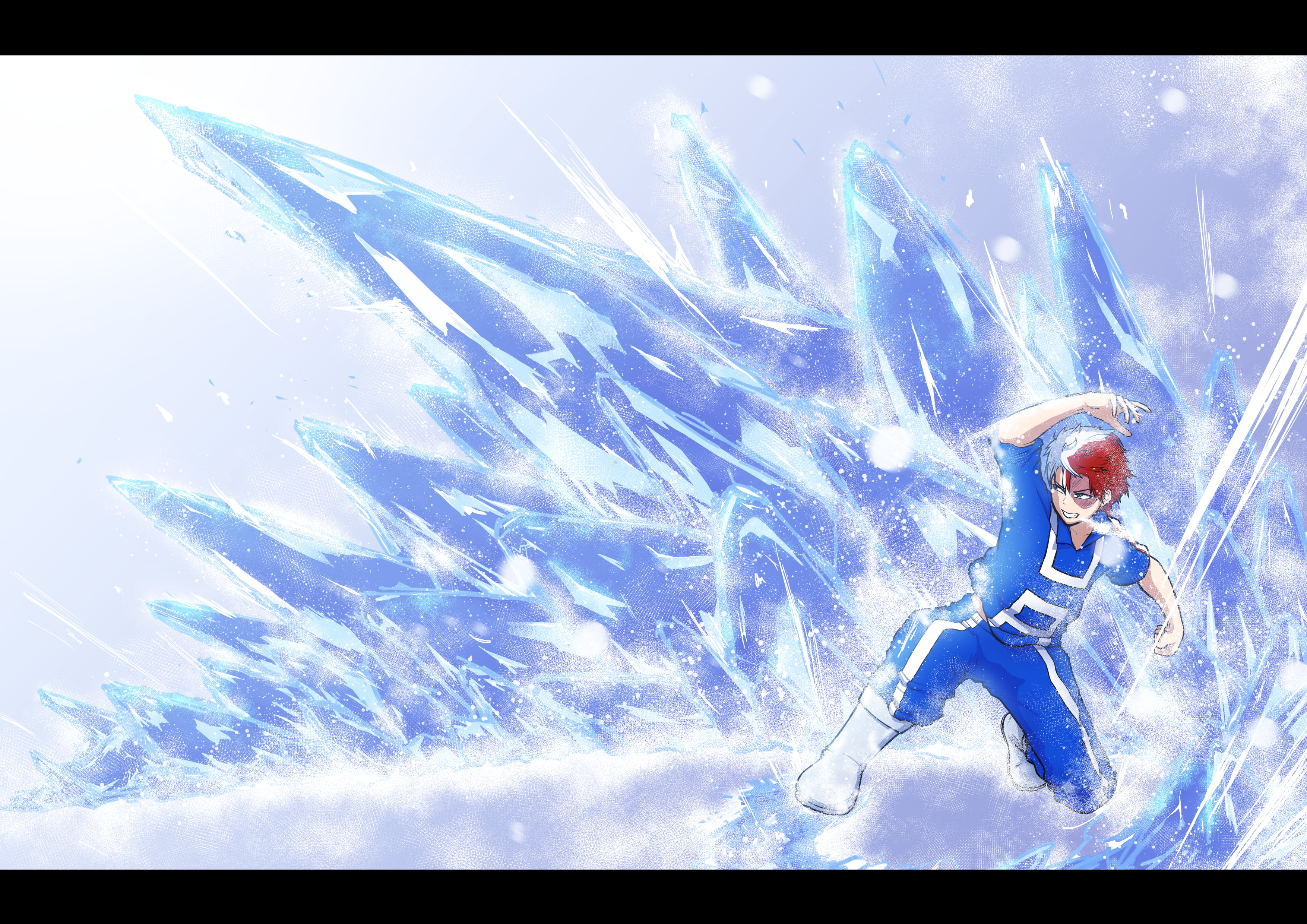 My Hero Academia, 2K, Shoto Todoroki, Anime, HD Wallpaper