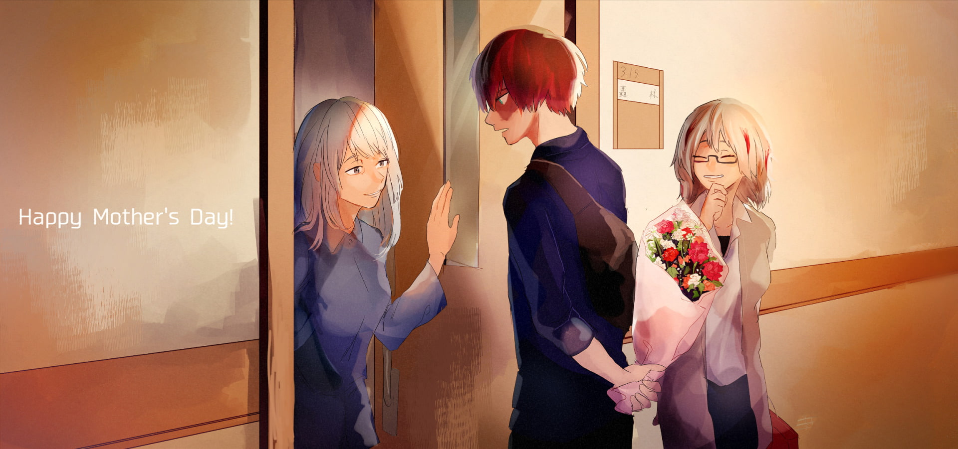 Shouto Todoroki, My Hero Academia, 1080P, Anime, Mothers Day, HD Wallpaper