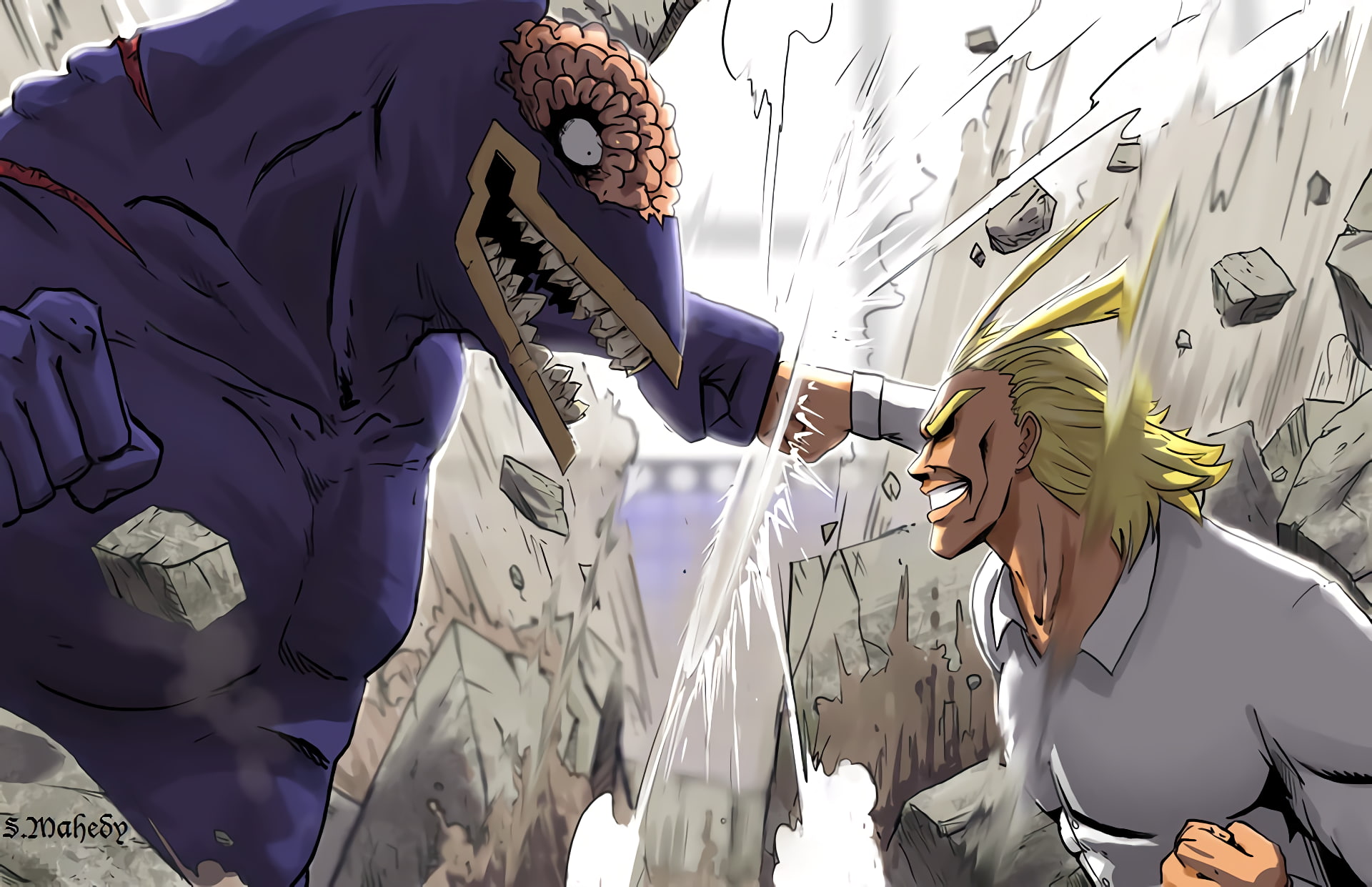 Anime, My Hero Academia, 1080P, All Might, HD Wallpaper