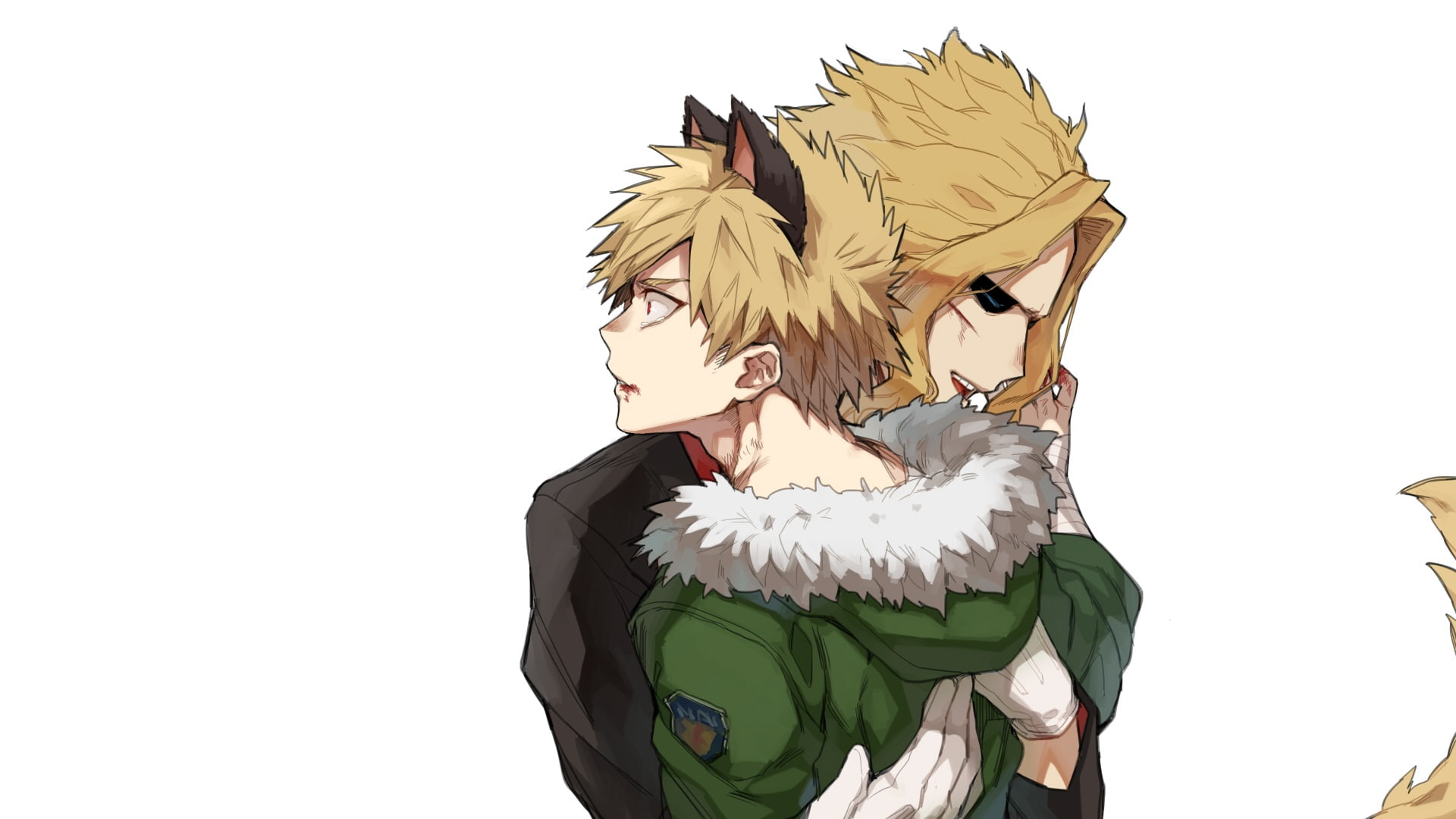 Anime, Katsuki Bakugou, 1080P, My Hero Academia, All Might, HD Wallpaper
