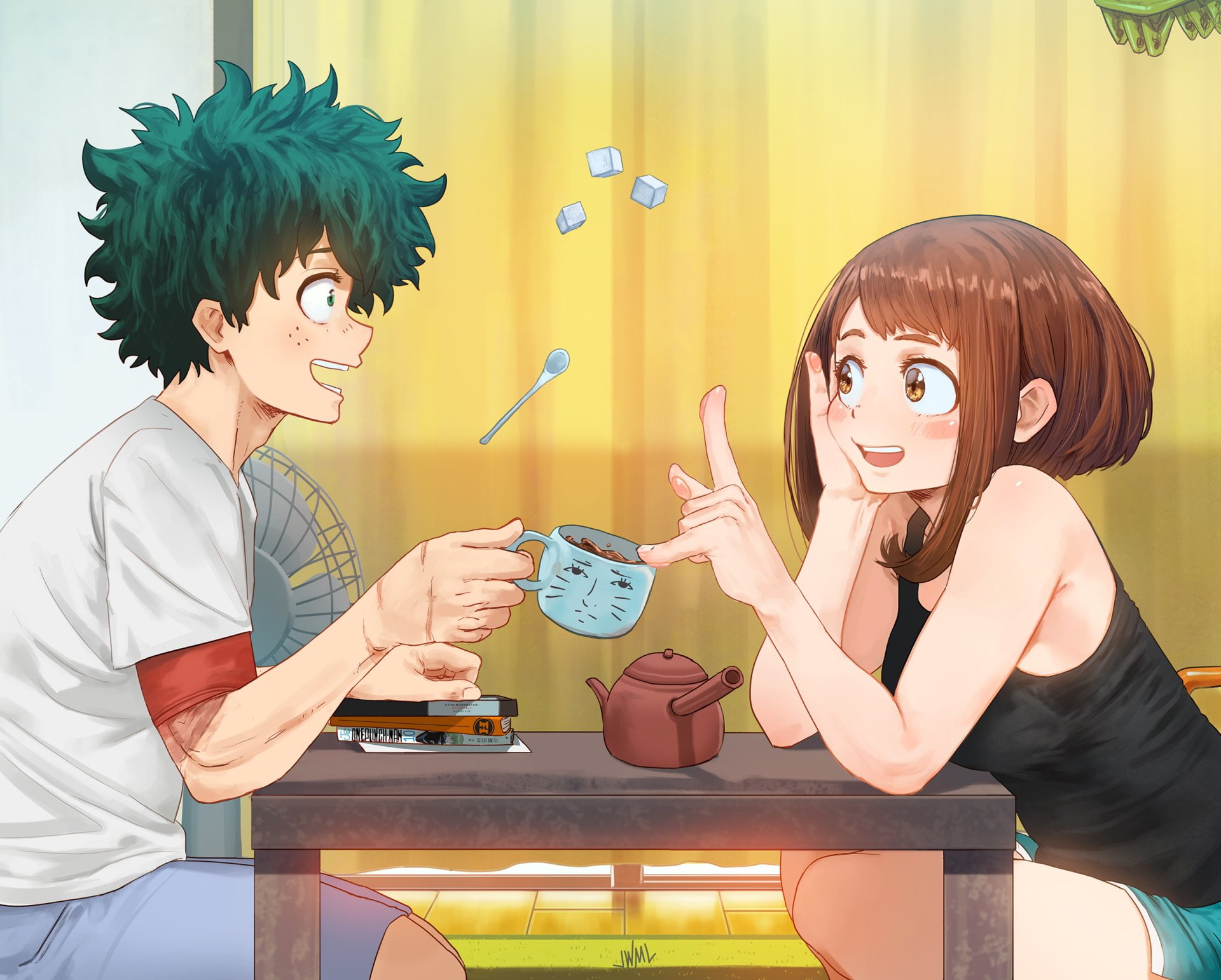 Ochaco Uraraka, My Hero Academia, Izuku Midoriya, Anime, 1080P, HD Wallpaper