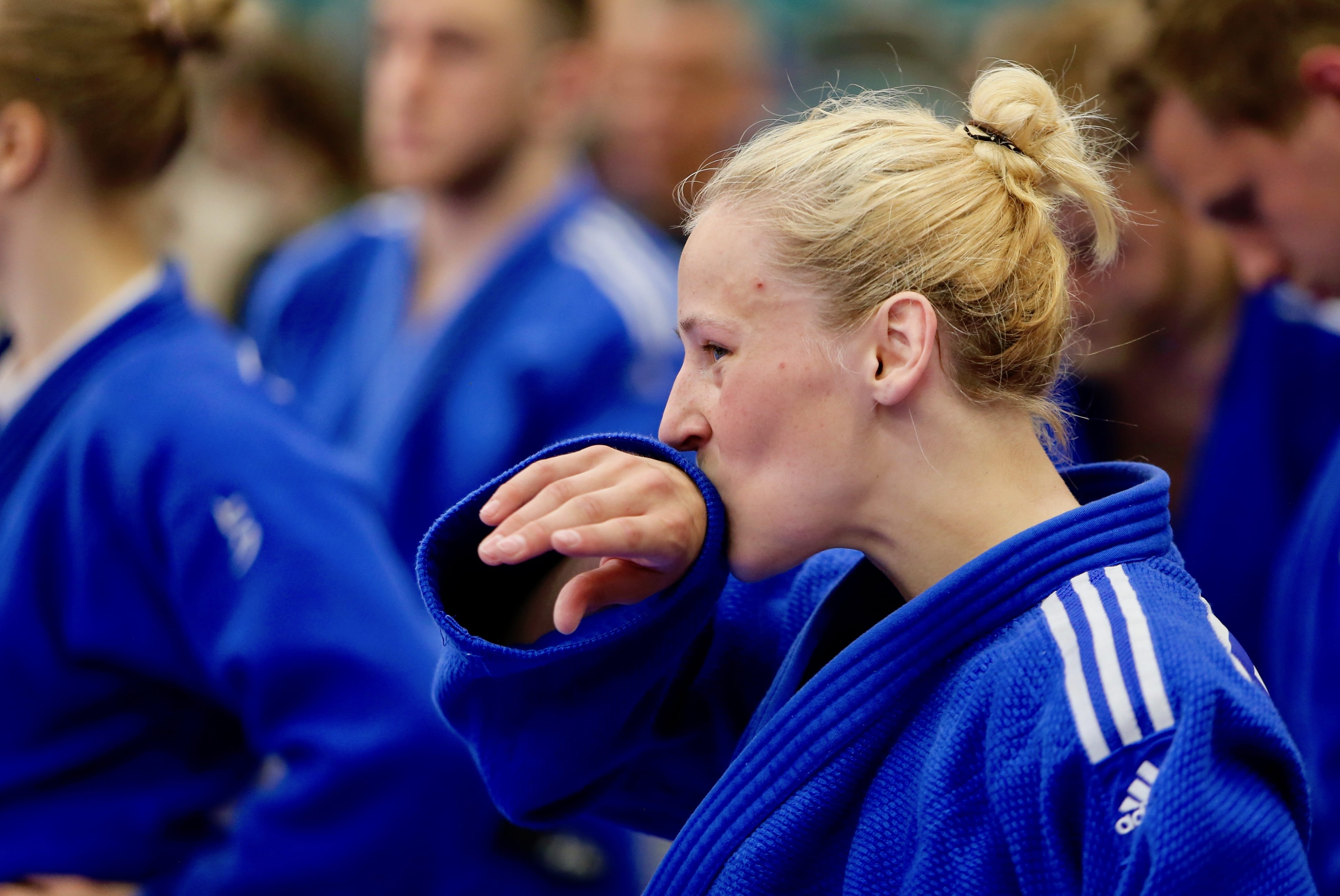 day, martial arts, people, males, child, childhood, spectator, sport, soccer, incidental people, judo, competition, blue, fighter, 4K, group of people, HD Wallpaper