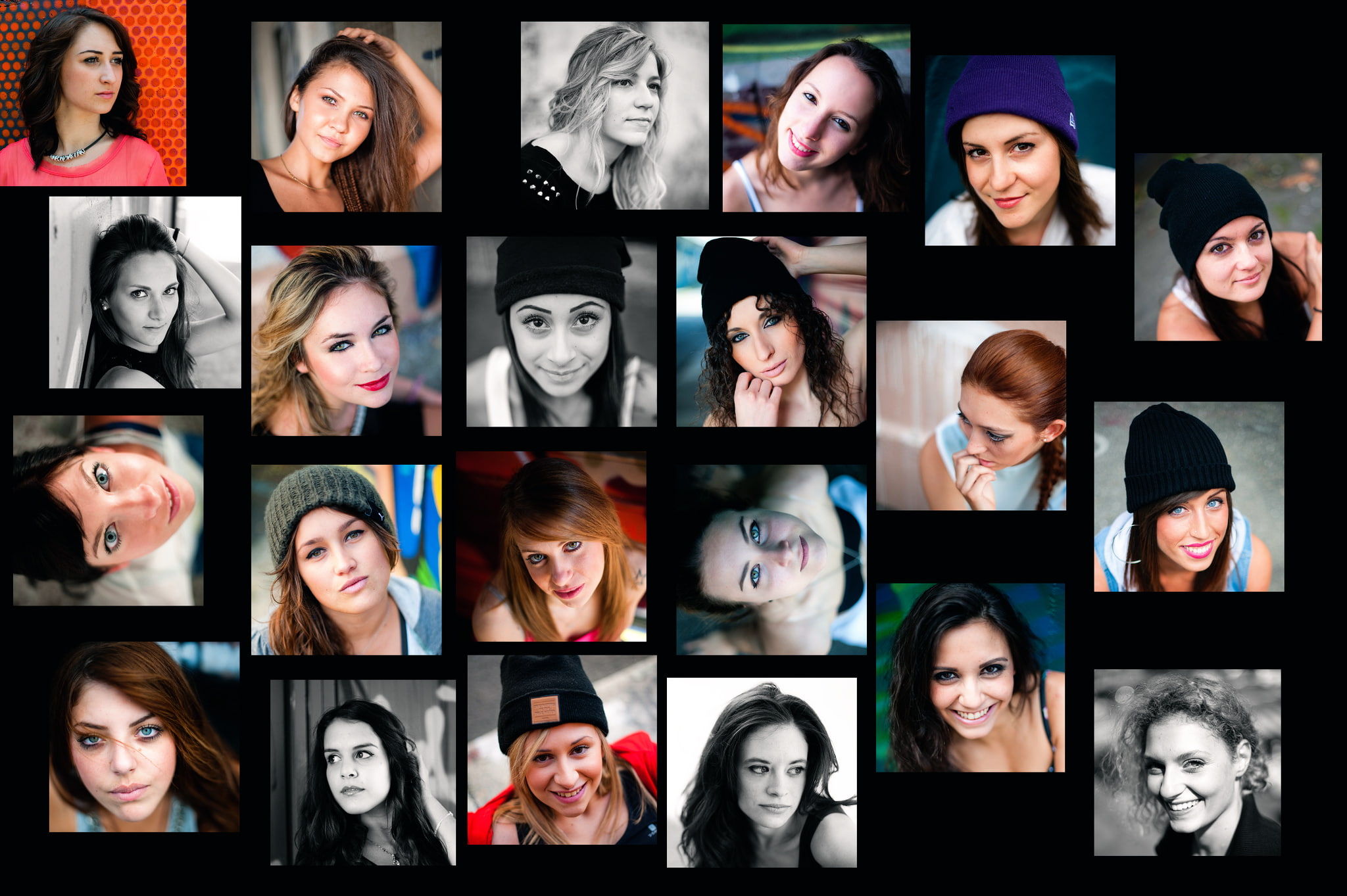 emotions, girls are different, how many good girls, 1080P, collage, HD Wallpaper
