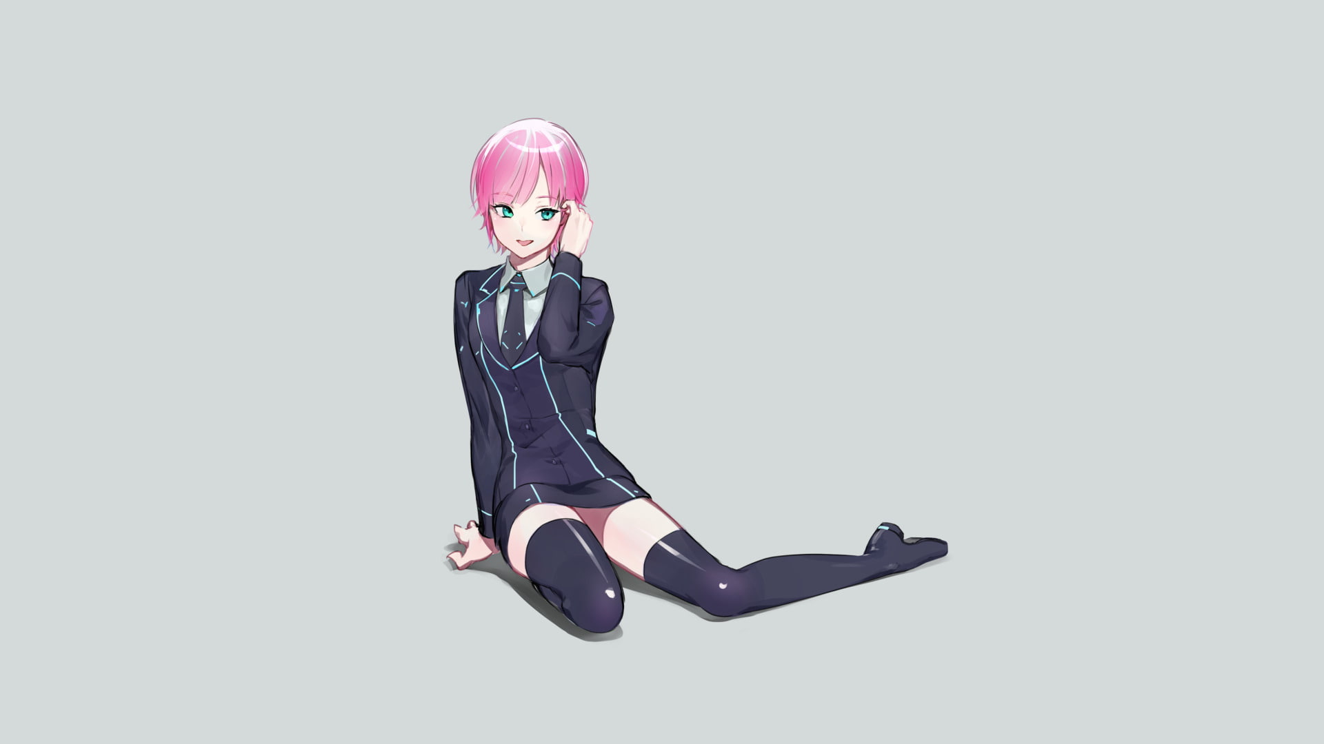 1080P, Yuuhi Riri, Virtual Youtuber, Anime, HD Wallpaper