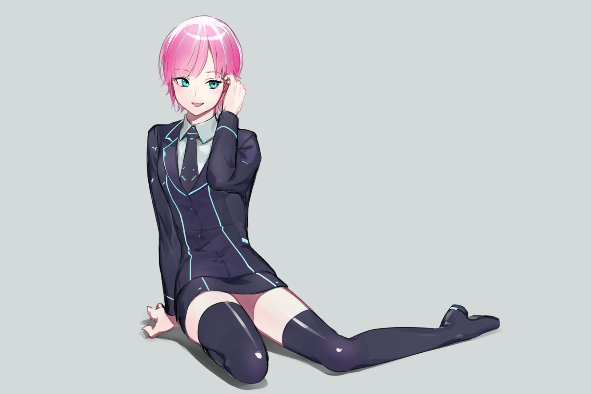 Riri Yuuhi, Virtual Youtuber, 1080P, Anime, HD Wallpaper