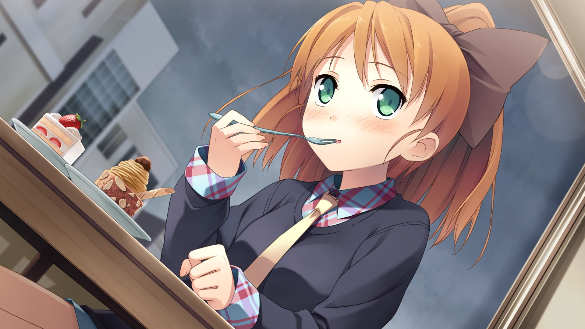 diary, 1080P, minagawa, school, yuuhi, HD Wallpaper