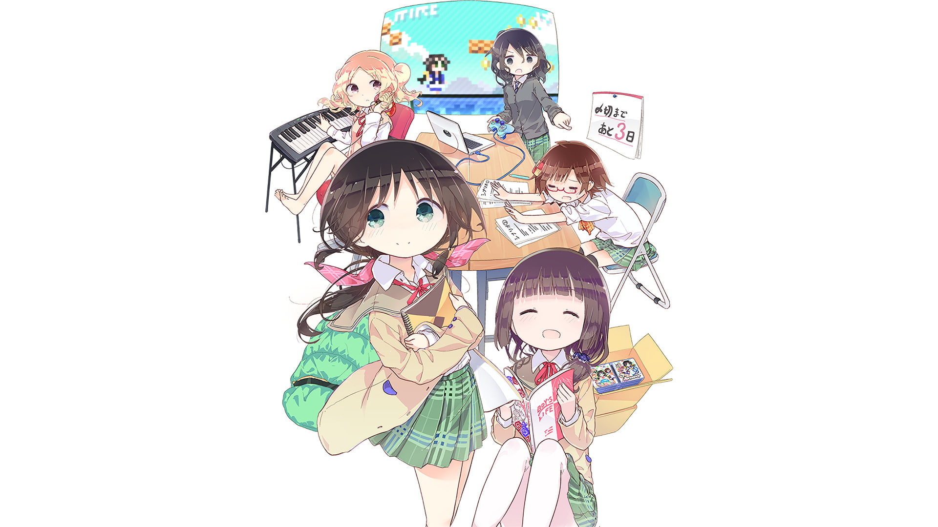 Anime, 1080P, Ayame Seki, Magic of Stella, Yumine Fuda, Stella no Mahou, Shiina Murakami, Tamaki Honda, Kayo Fujikawa, HD Wallpaper