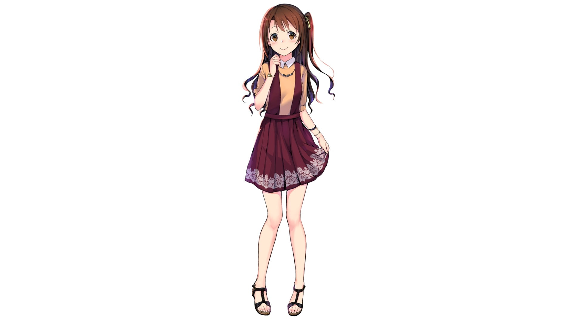 Uzuki Shimamura, 1080P, The iDOLM@STER Cinderella Girls, Anime, HD Wallpaper