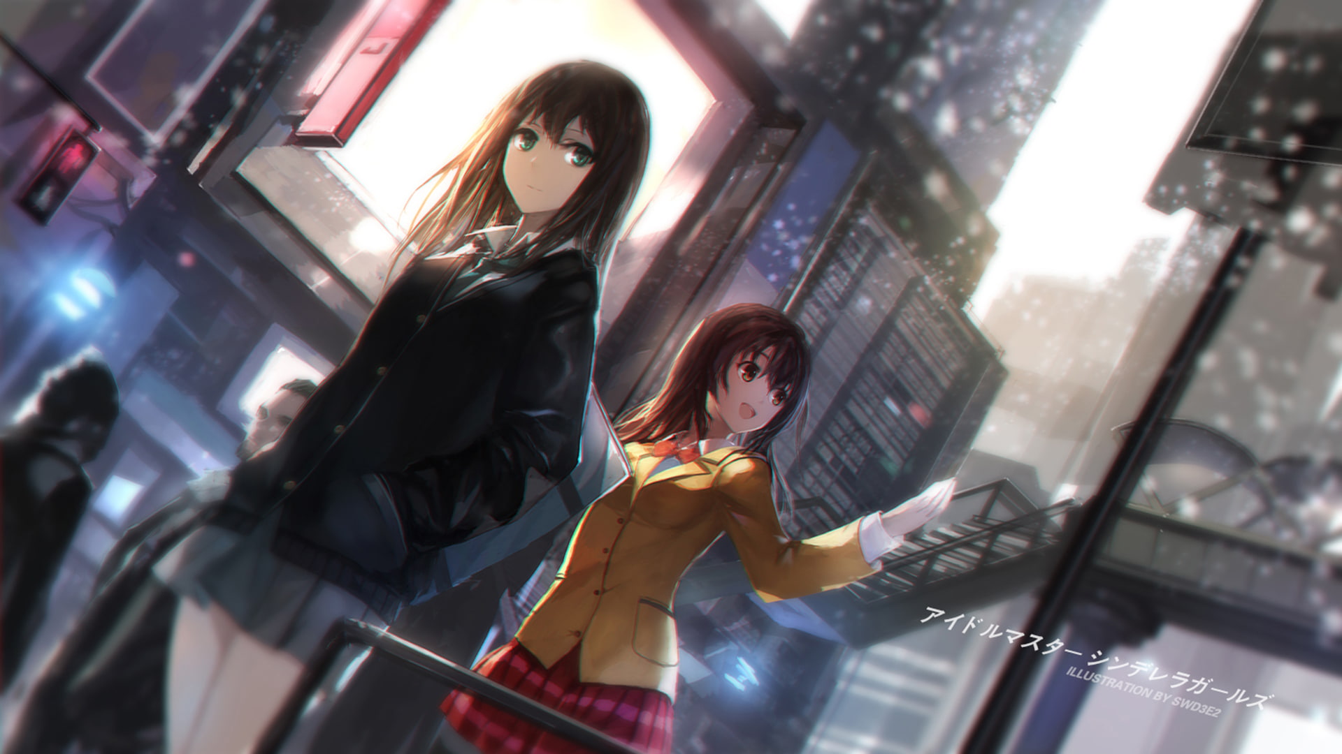 Rin Shibuya, The iDOLM@STER Cinderella Girls, Uzuki Shimamura, 1080P, Anime, HD Wallpaper