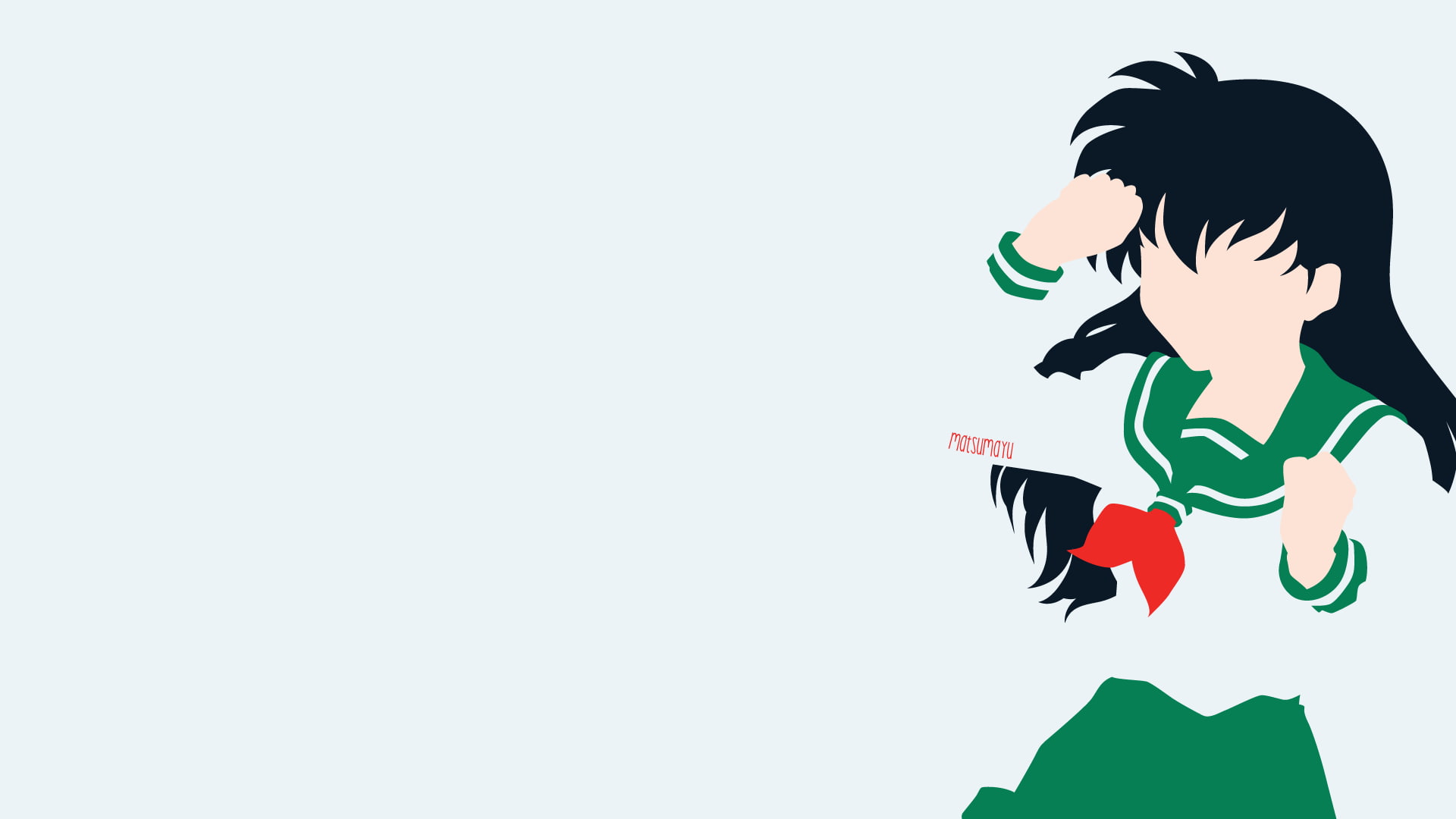 1080P, Anime, InuYasha, Kagome Higurashi, HD Wallpaper