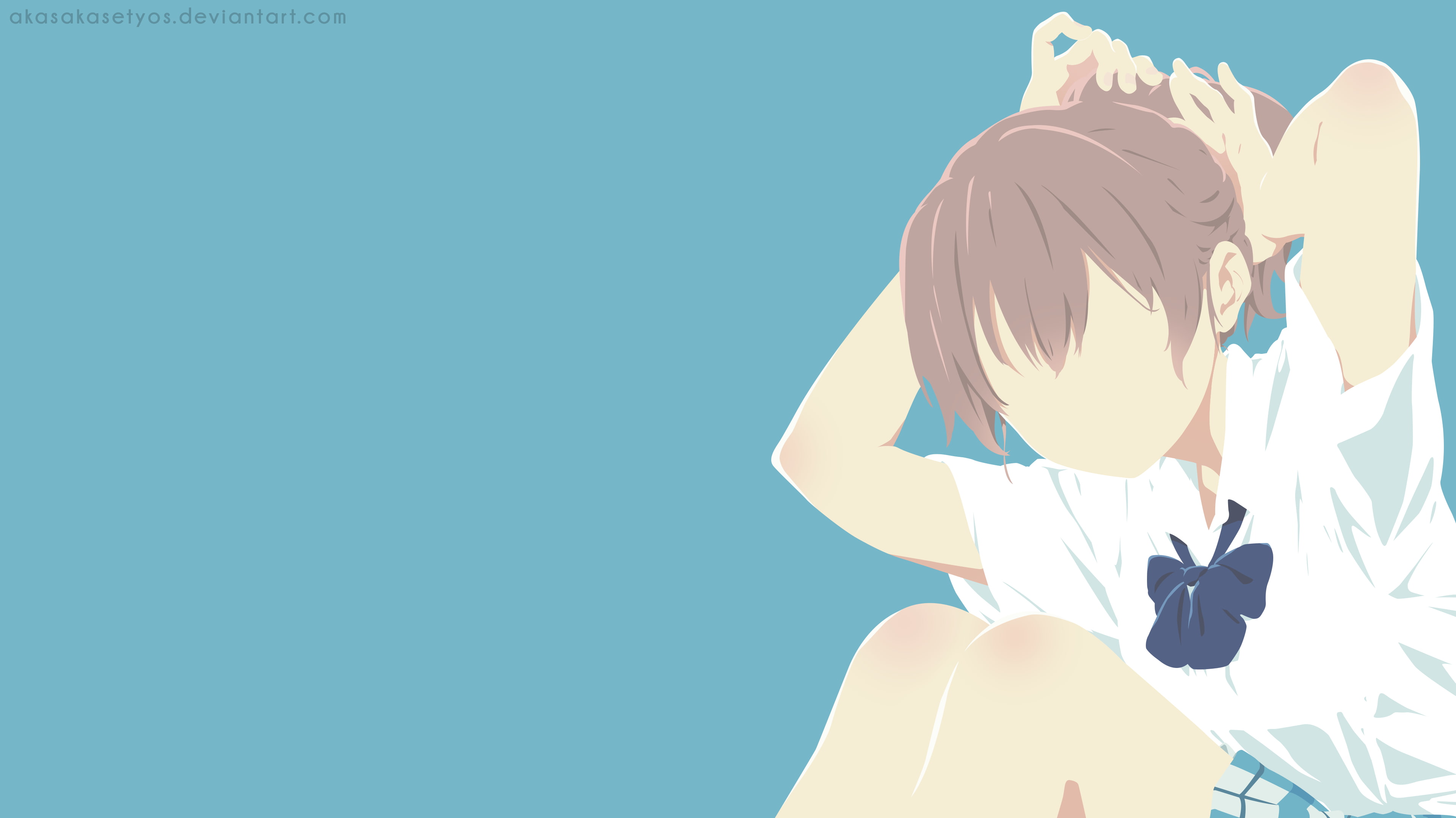 Nishimiya Shōko, Koe no Katachi., anime girls, 4K, HD Wallpaper