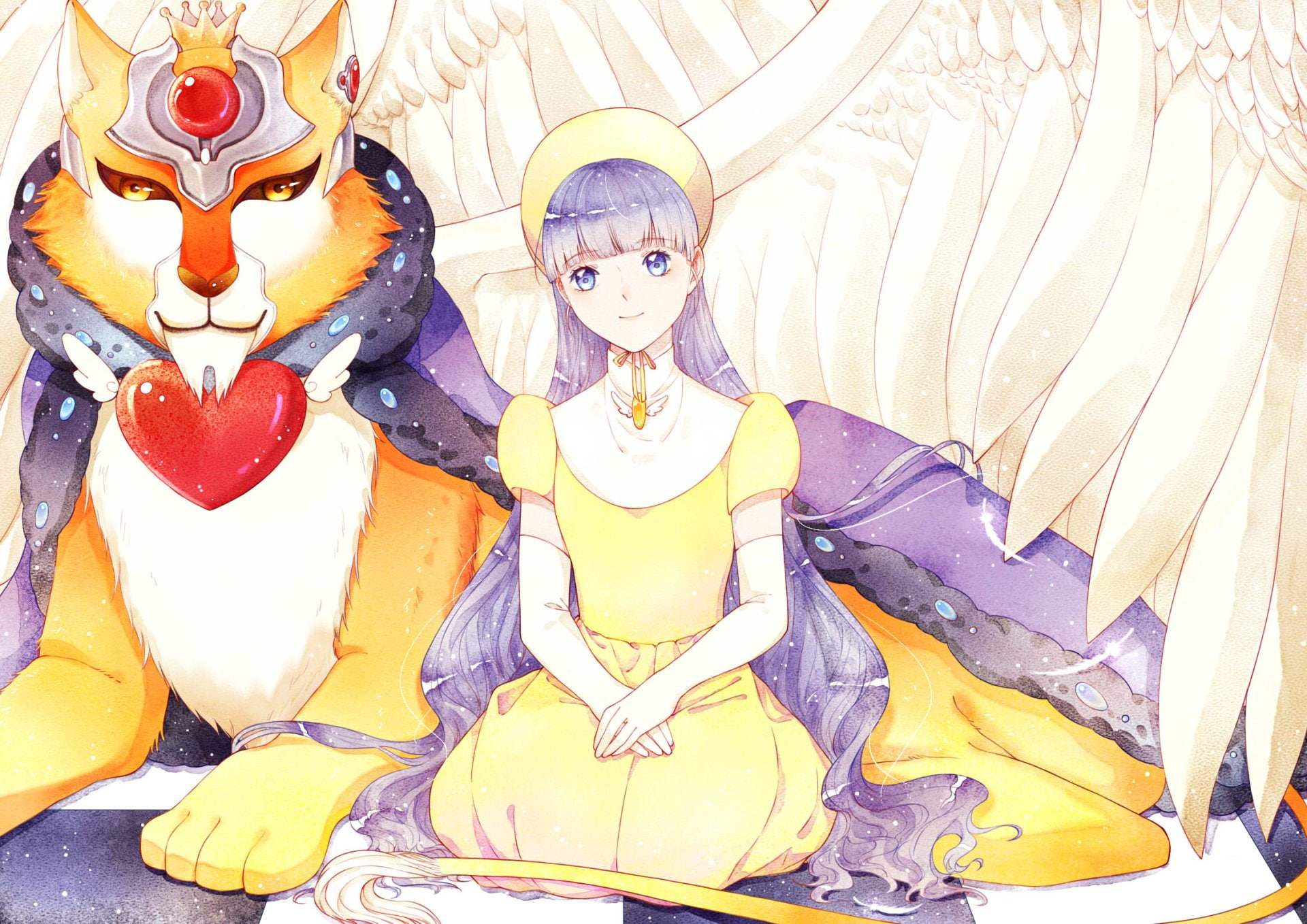 Keroberos (Card Captor Sakura), Tomoyo Daidouji, Anime, 1080P, Cardcaptor Sakura, HD Wallpaper