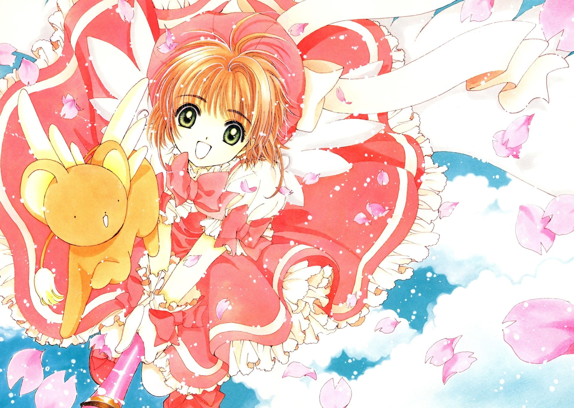 Keroberos (Card Captor Sakura), Sakura Kinomoto, Cardcaptor Sakura, Anime, 1080P, HD Wallpaper