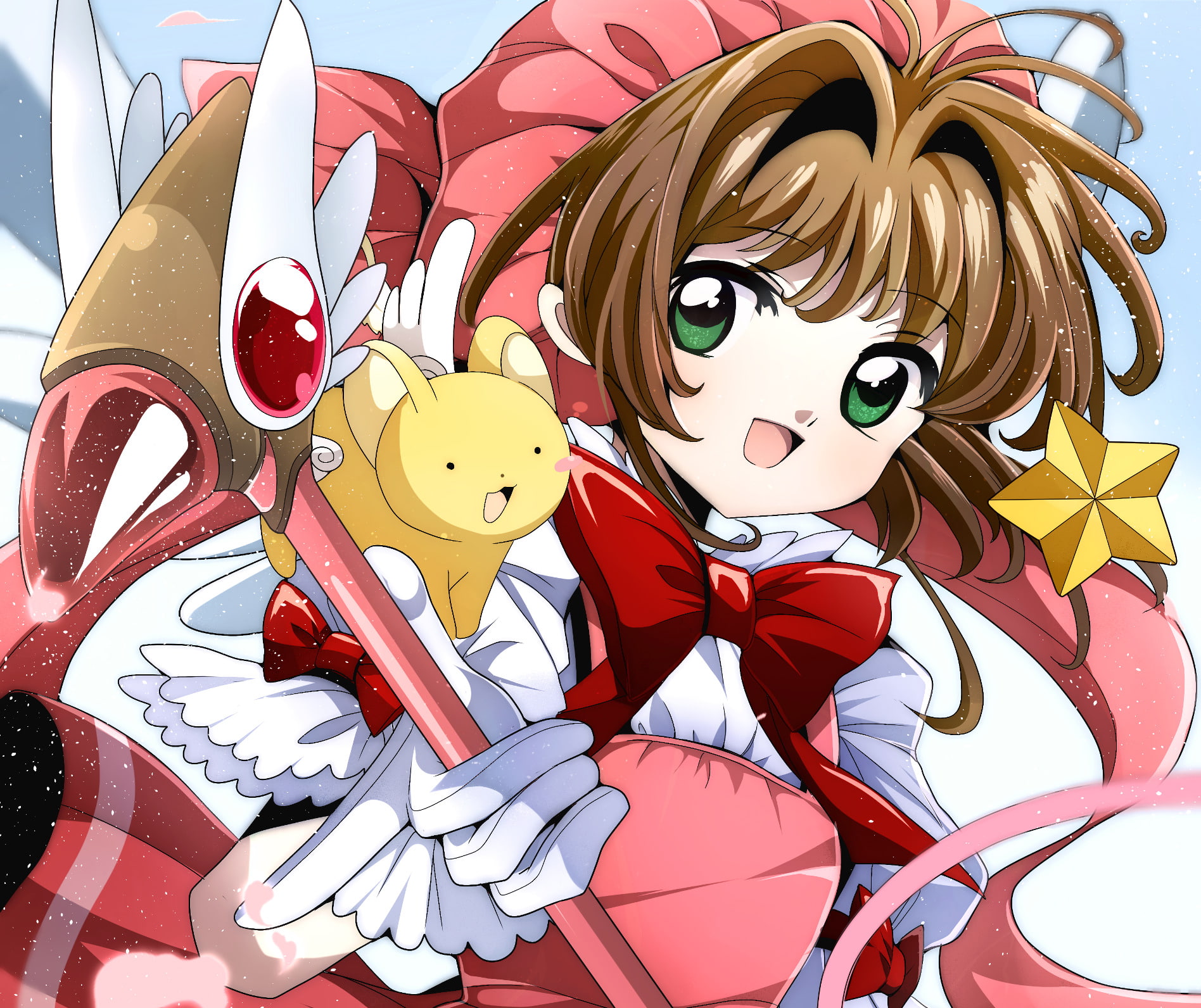 Keroberos (Card Captor Sakura), 720P, Sakura Kinomoto, Anime, Cardcaptor Sakura, HD Wallpaper