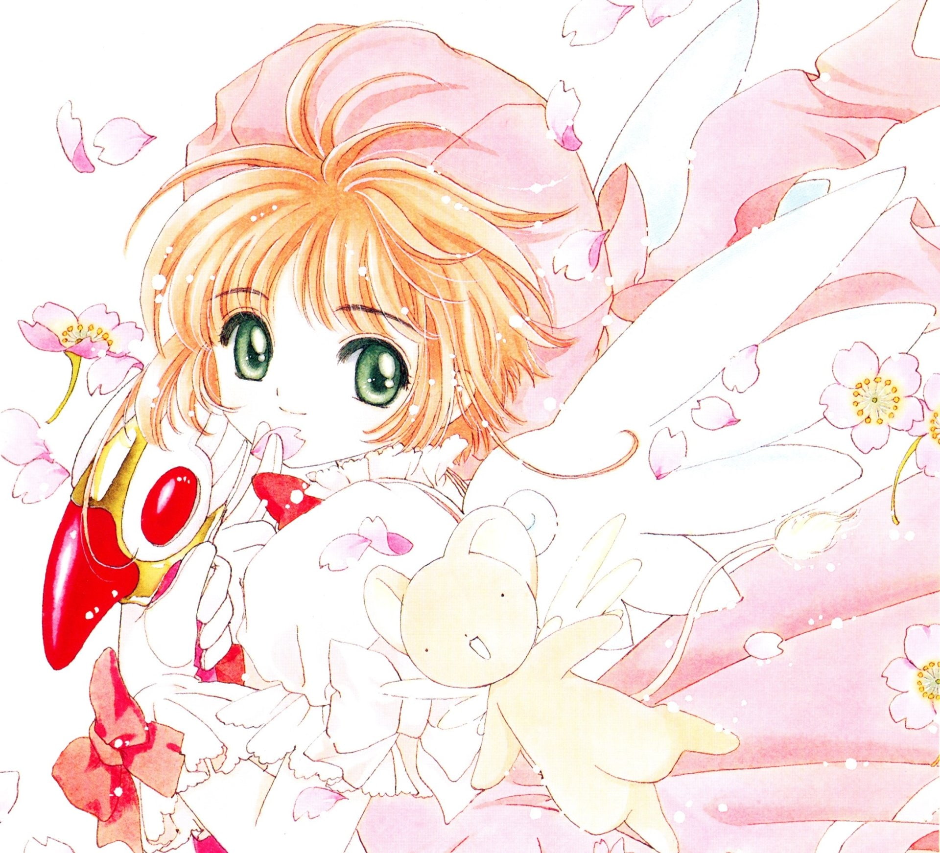 1080P, Keroberos (Card Captor Sakura), Cardcaptor Sakura, Sakura Kinomoto, Anime, HD Wallpaper