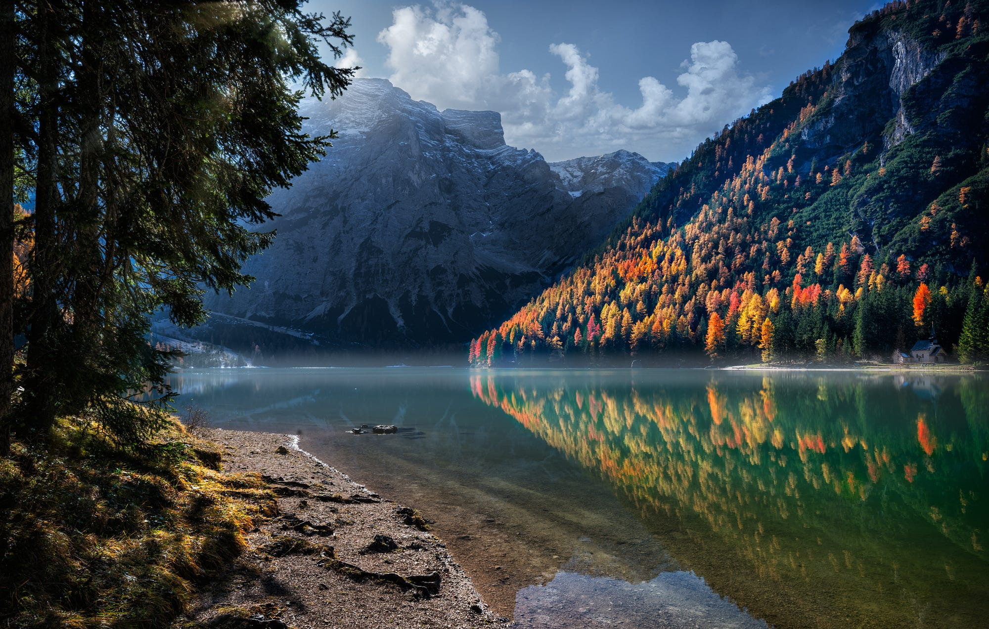 Italy, 1080P, Landscape, lake, full, nature, anime, alchemist, px, forest, 2000x1273 px, mountains, x, Clouds, art, metal, hd, Trees, REFLECTION, HD Wallpaper
