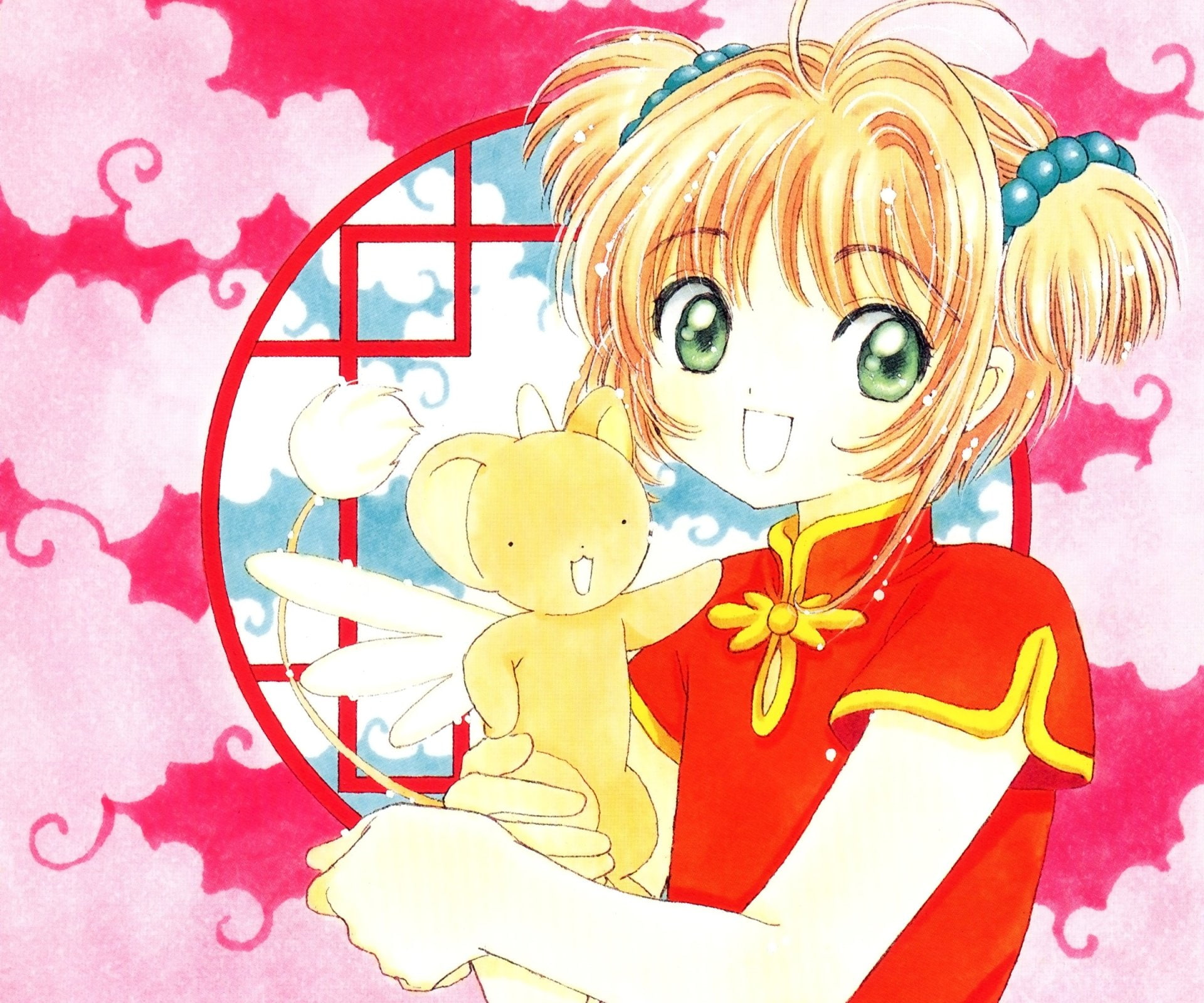 1080P, Cardcaptor Sakura, Anime, Keroberos (Card Captor Sakura), Sakura Kinomoto, HD Wallpaper