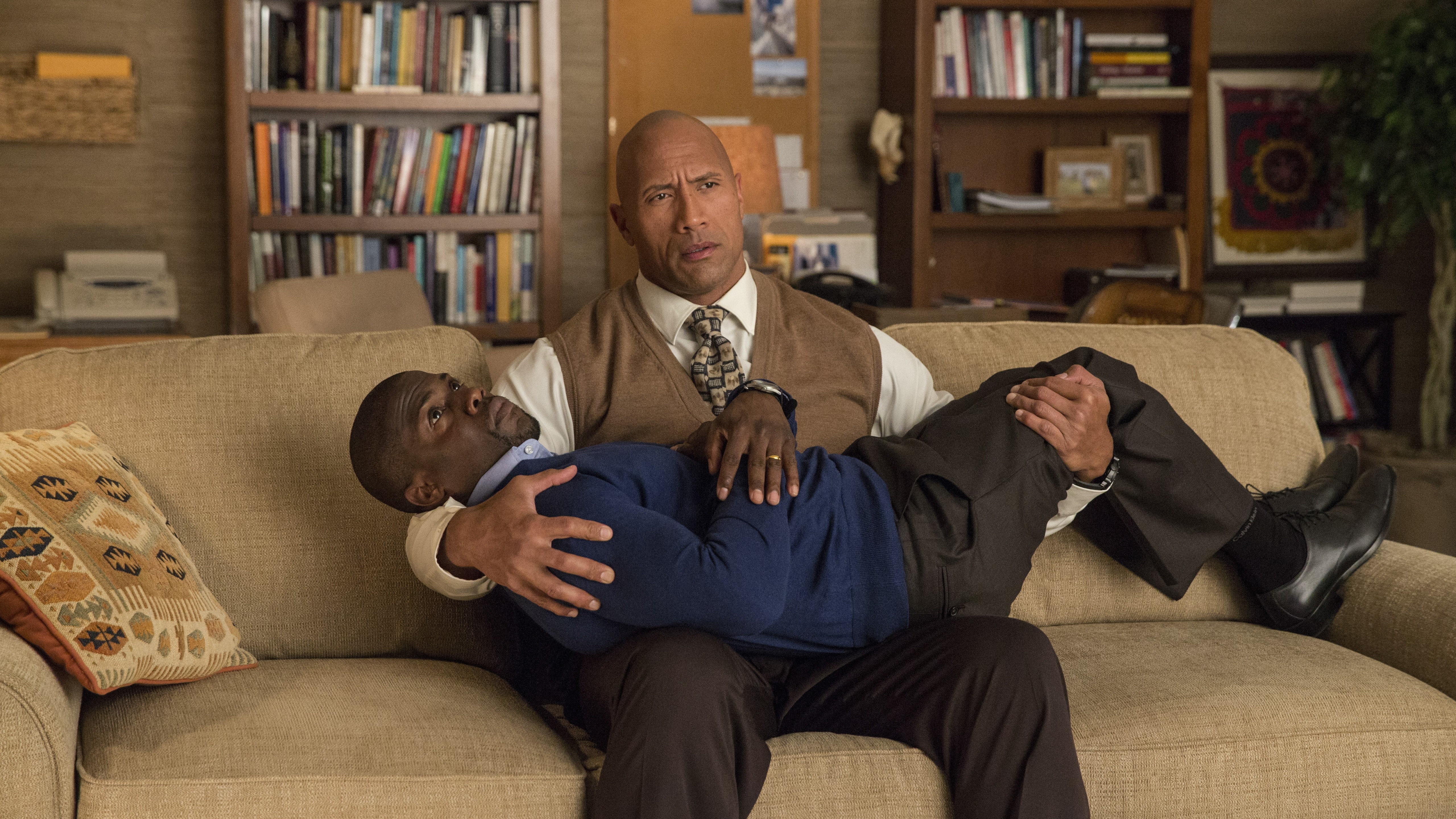 Dwayne Johnson, 5K, Kevin Hart, Best Movies of 2016, Central Intelligence, HD Wallpaper